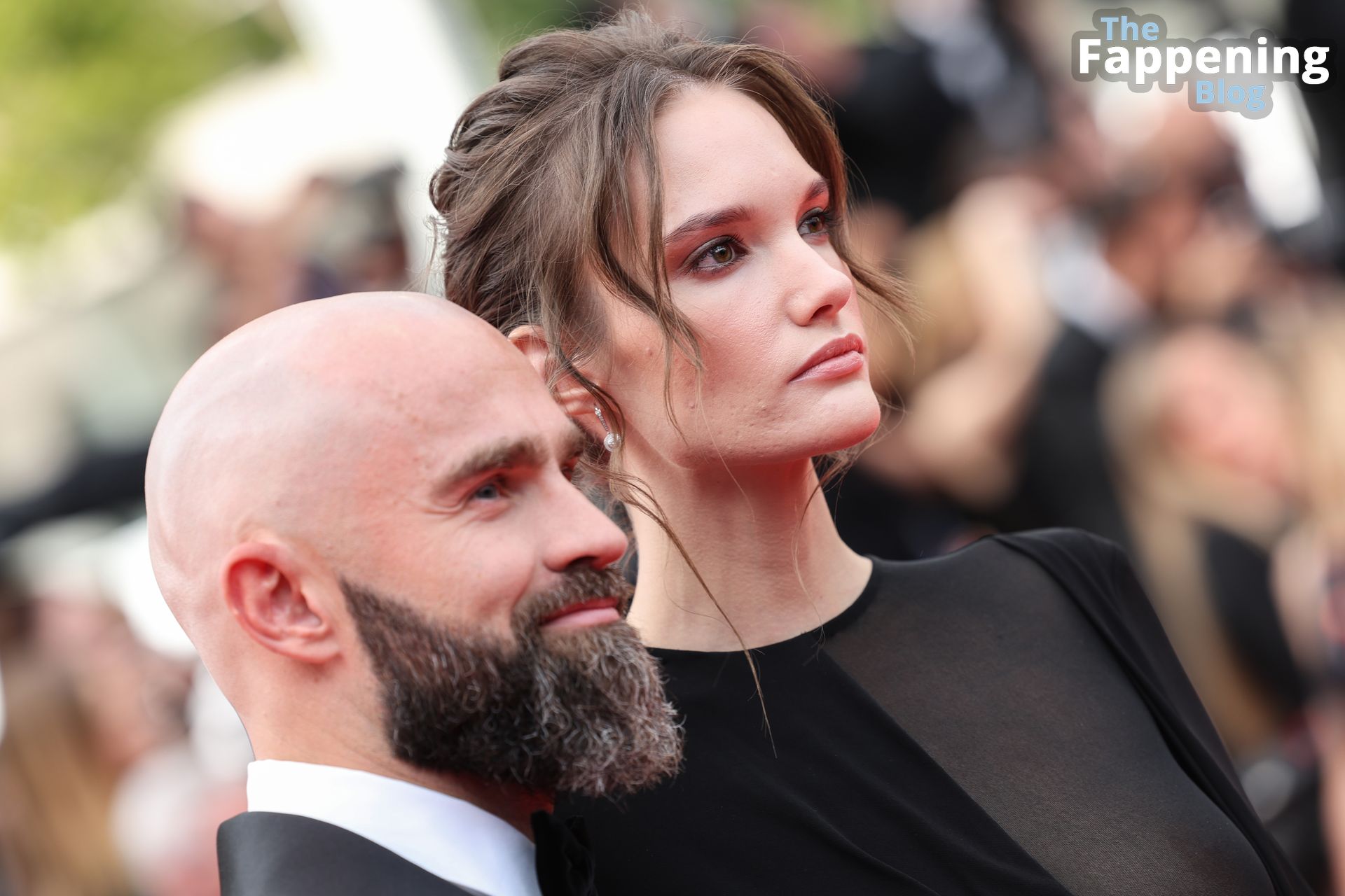 Alicja Bachleda-Curuś Flashes Her Nude Tit at the 76th Annual Cannes Film Festival (3 Photos)