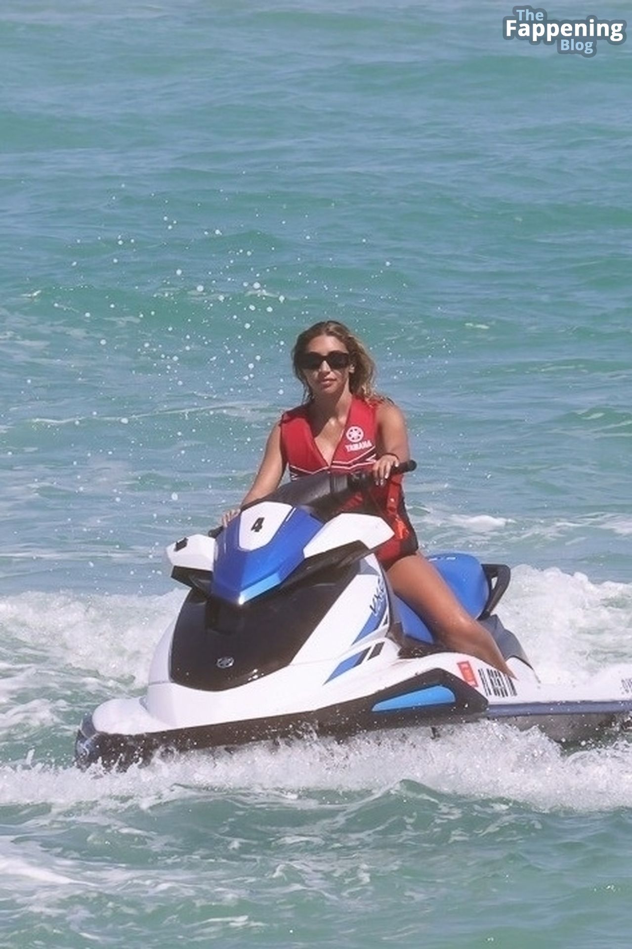 Chantel Jeffries Rocks a Red Bikini as She Hits the Beach with Her Pal YesJulz on the Beach in Miami (69 Photos)