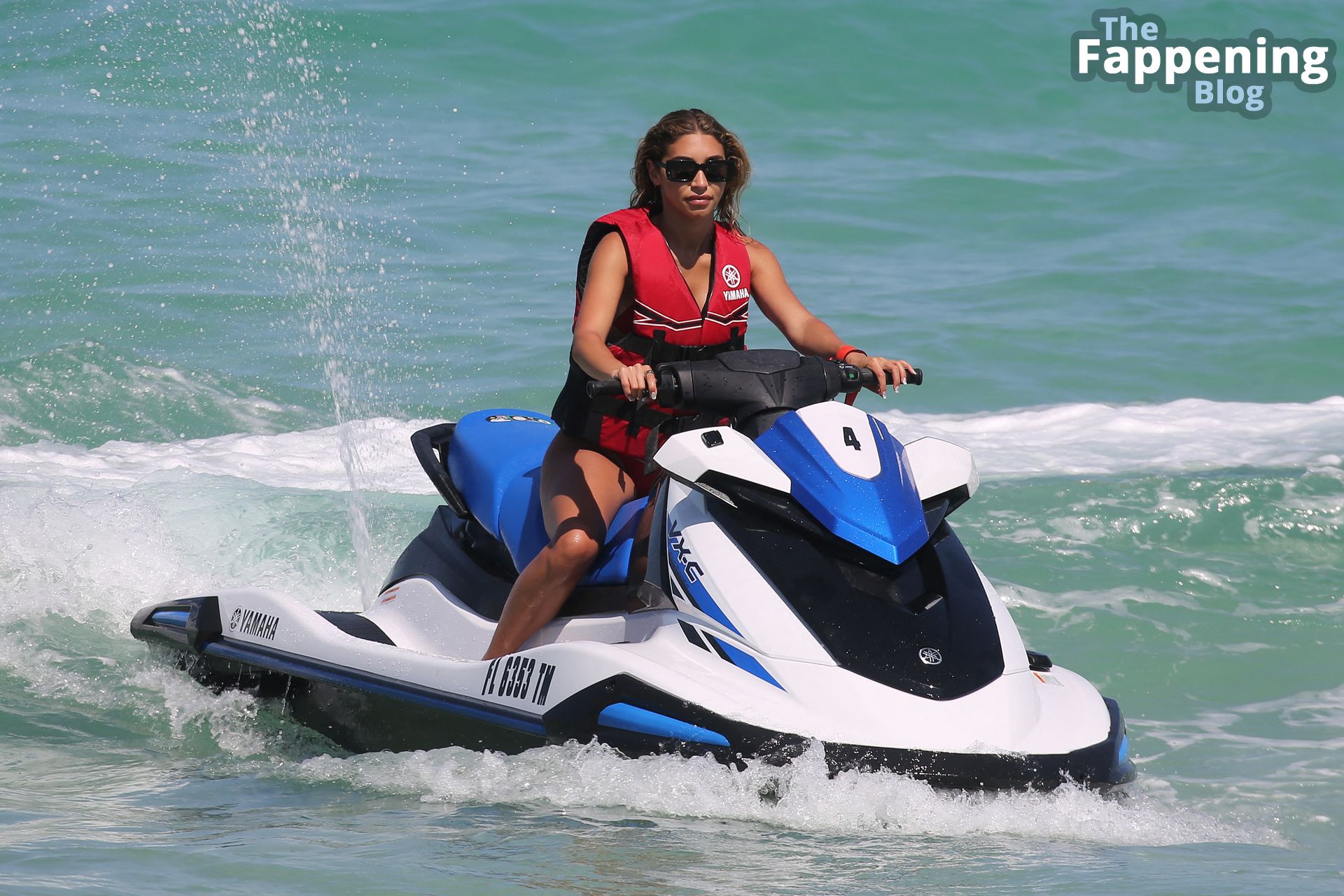 Chantel Jeffries Rocks a Red Bikini as She Hits the Beach with Her Pal YesJulz on the Beach in Miami (69 Photos)