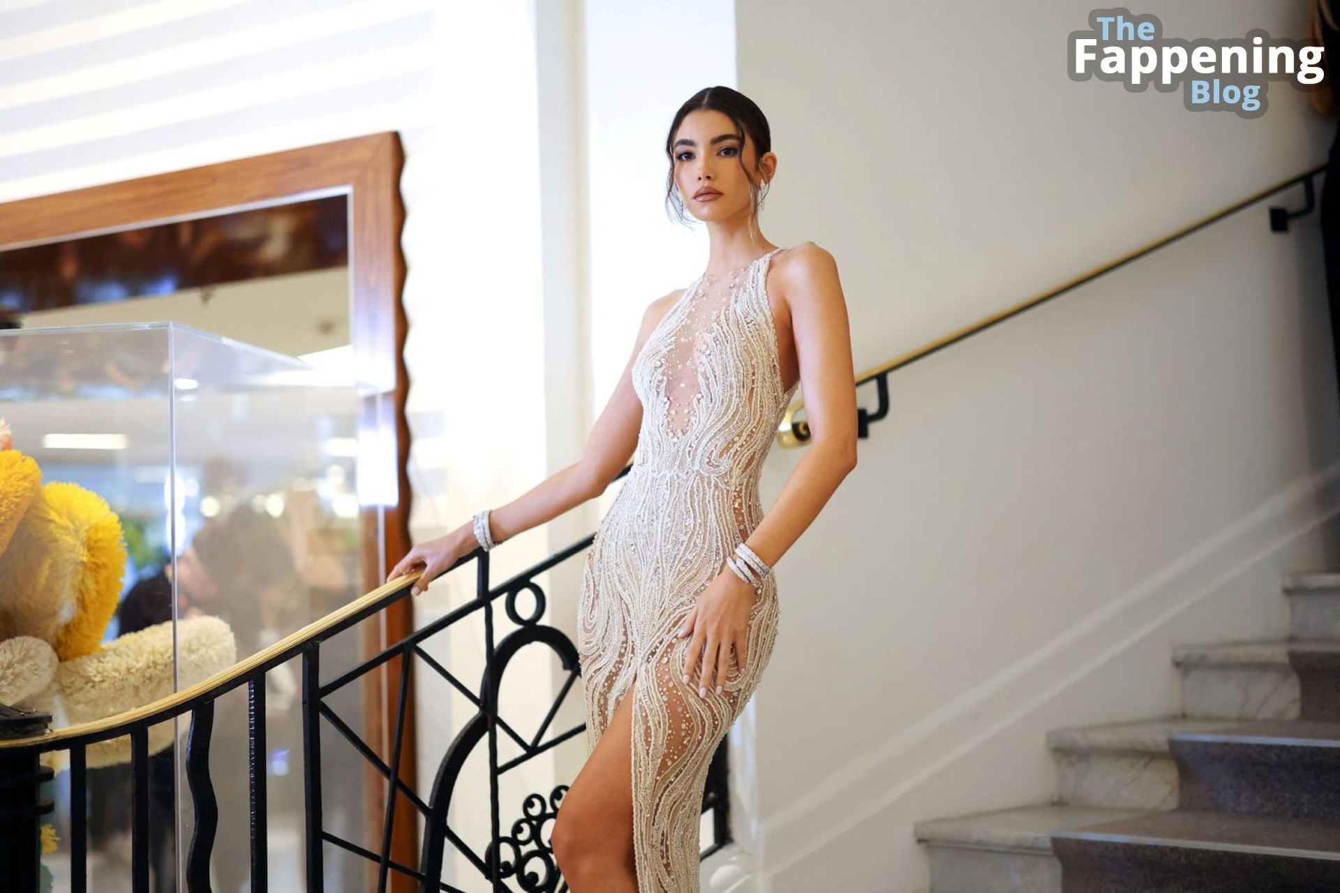 Cindy Mello Displays Her Beautiful Figure at the “La Passion De Dodin Bouffant” Red Carpet in Cannes (26 Photos)