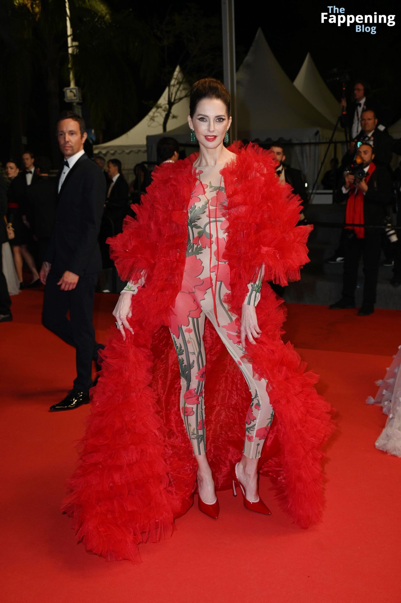 Frederique Bel Flashes Her Nude Breasts at the 76th annual Cannes Film Festival (46 Photos)