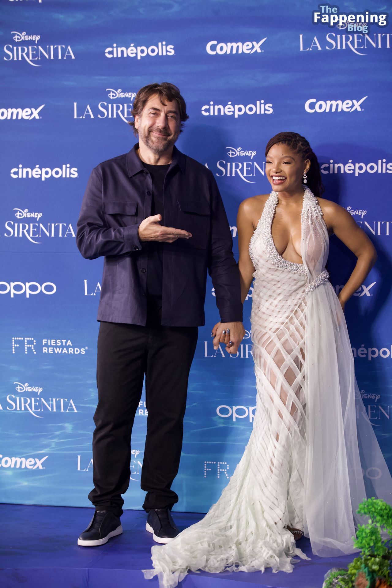 Halle Bailey Displays Her Sexy Boobs the Red Carpet of “The Little Mermaid” in Mexico City (62 Photos)