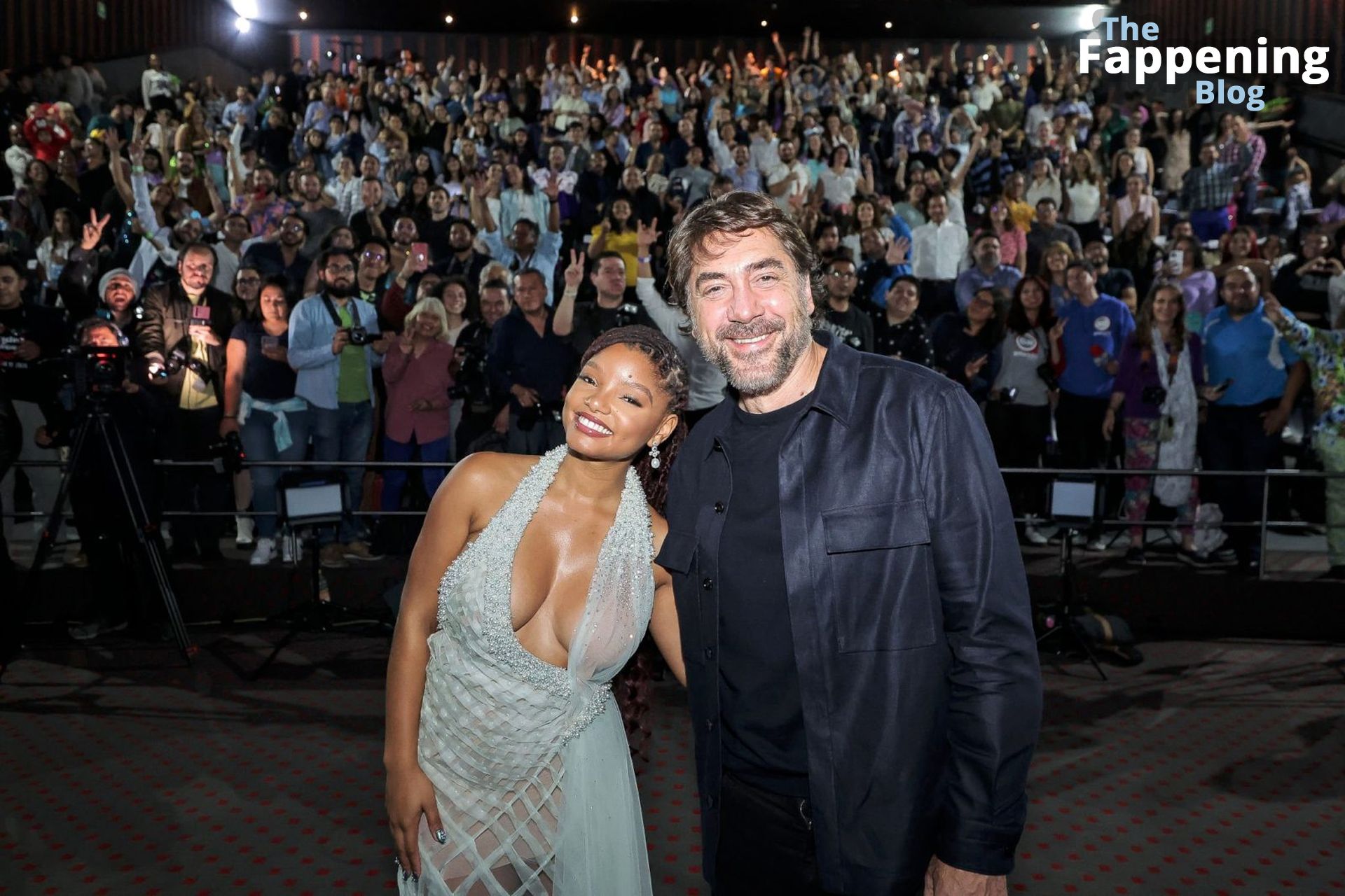 Halle Bailey Displays Her Sexy Boobs the Red Carpet of “The Little Mermaid” in Mexico City (62 Photos)