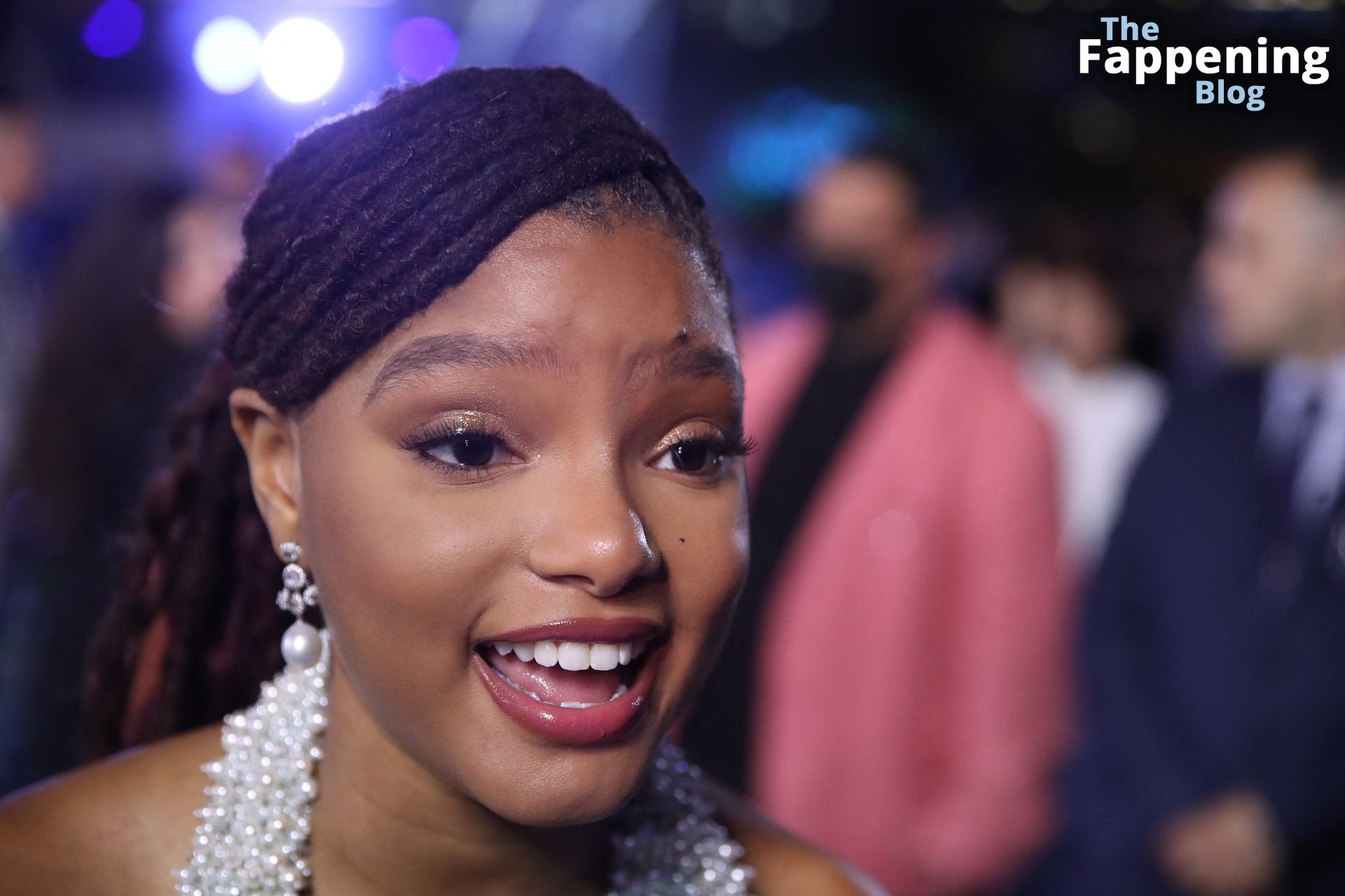 Halle Bailey Displays Her Sexy Boobs the Red Carpet of “The Little Mermaid” in Mexico City (62 Photos)