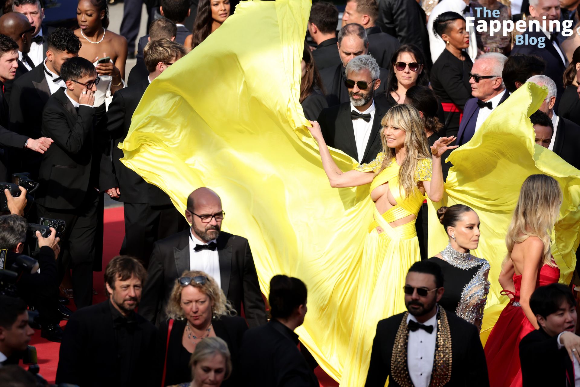Heidi Klum Shows Off Her Underboob the “La Passion De Dodin Bouffant” Red Carpet in Cannes (150 Photos)