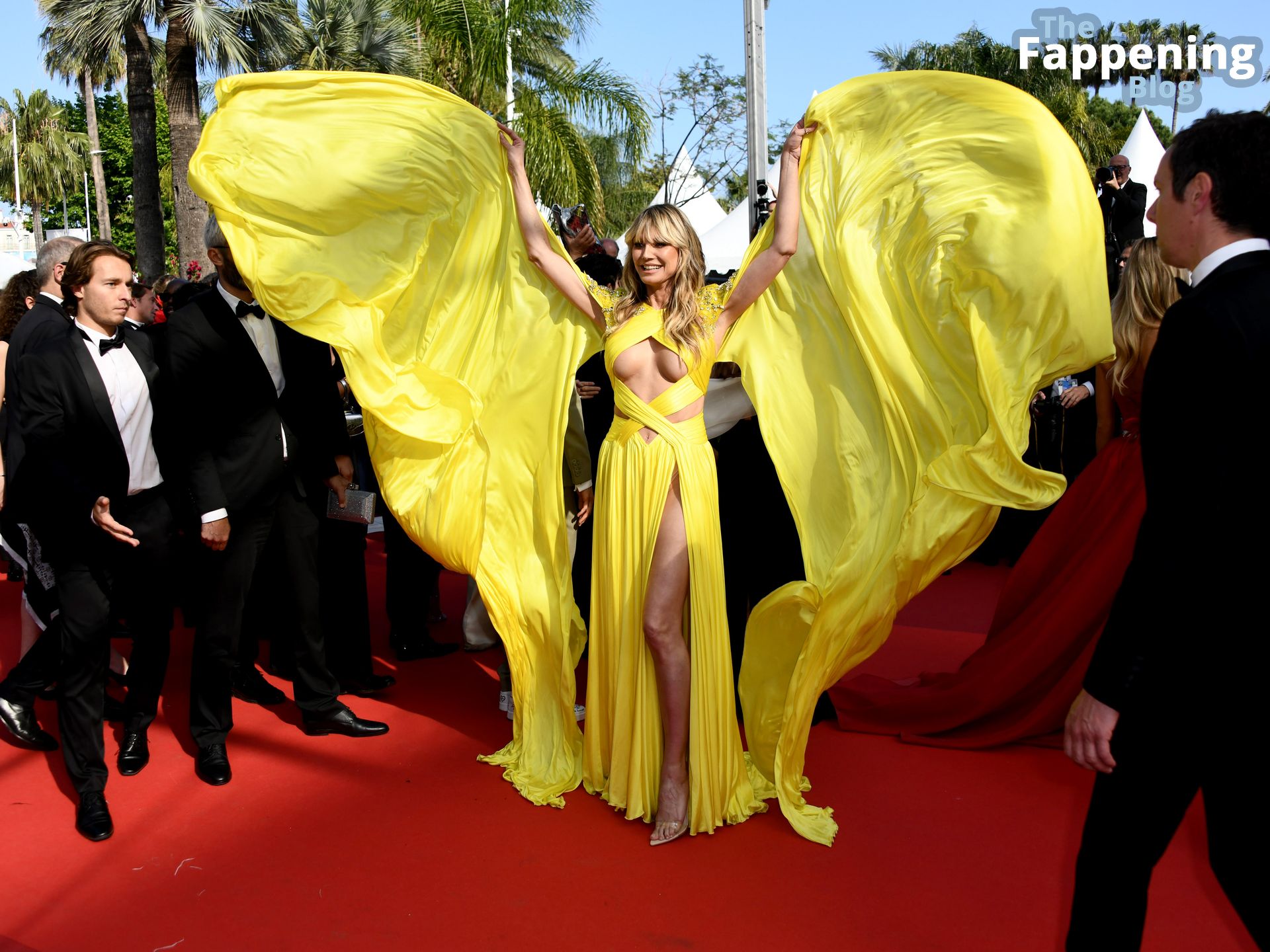 Heidi Klum Shows Off Her Underboob the “La Passion De Dodin Bouffant” Red Carpet in Cannes (150 Photos)