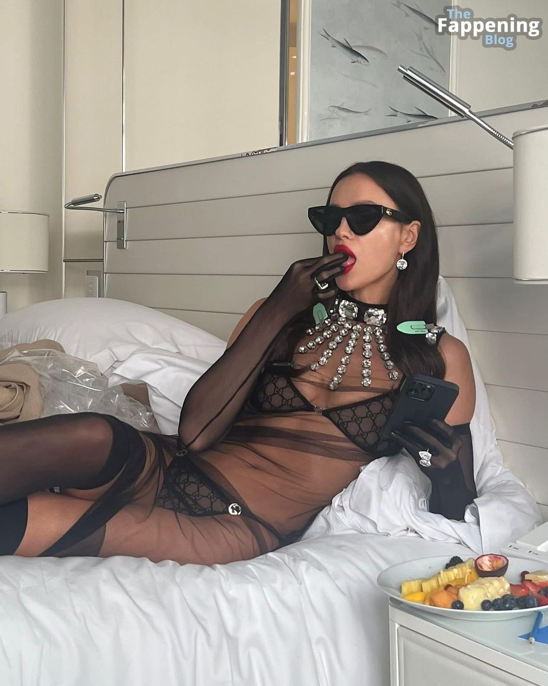 Irina Shayk Displays Her Sexy Figure in a Hot Outfit in Cannes (8 New Photos)