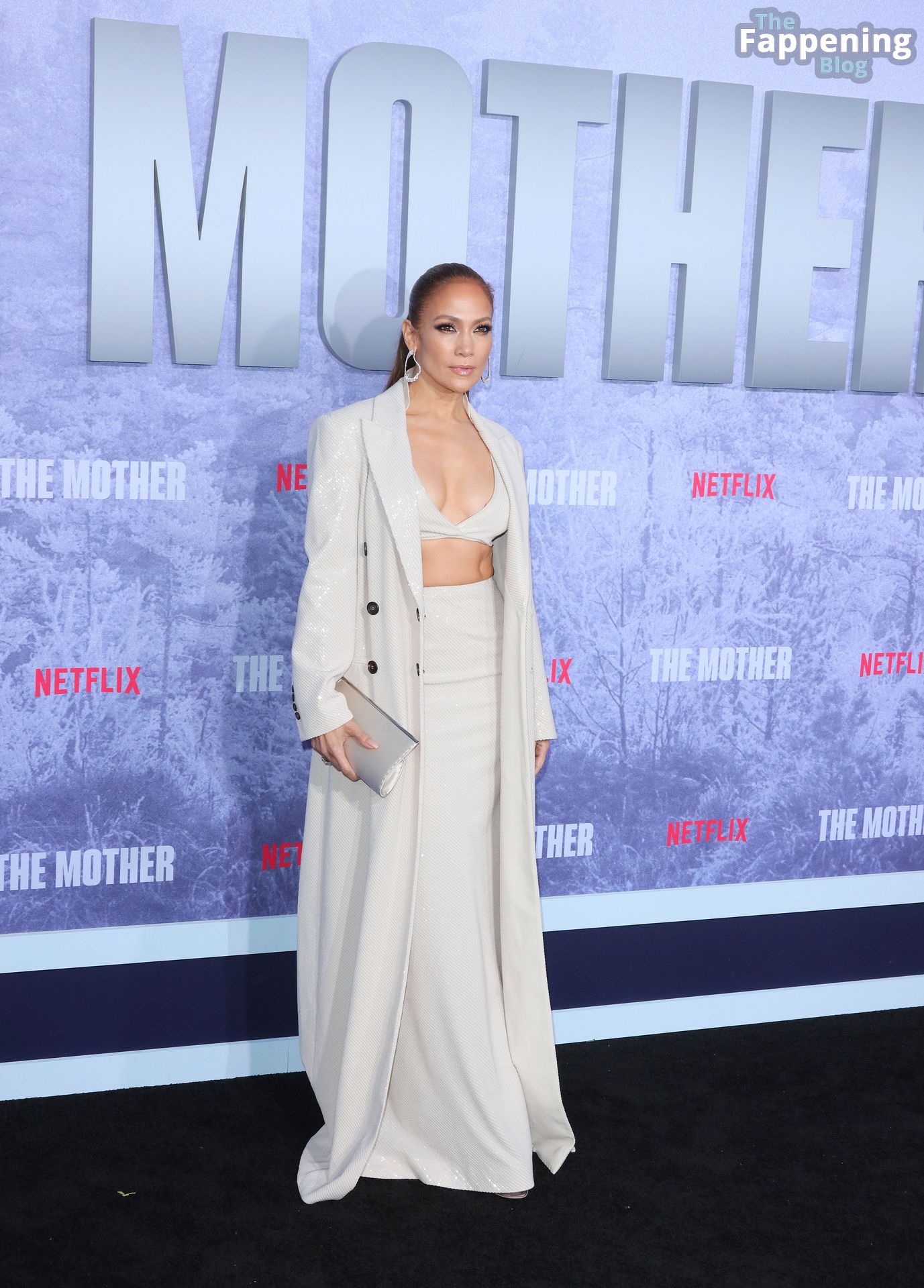 Jennifer Lopez Displays Her Sexy Boobs at “The Mother” Premiere in LA (150 Photos)
