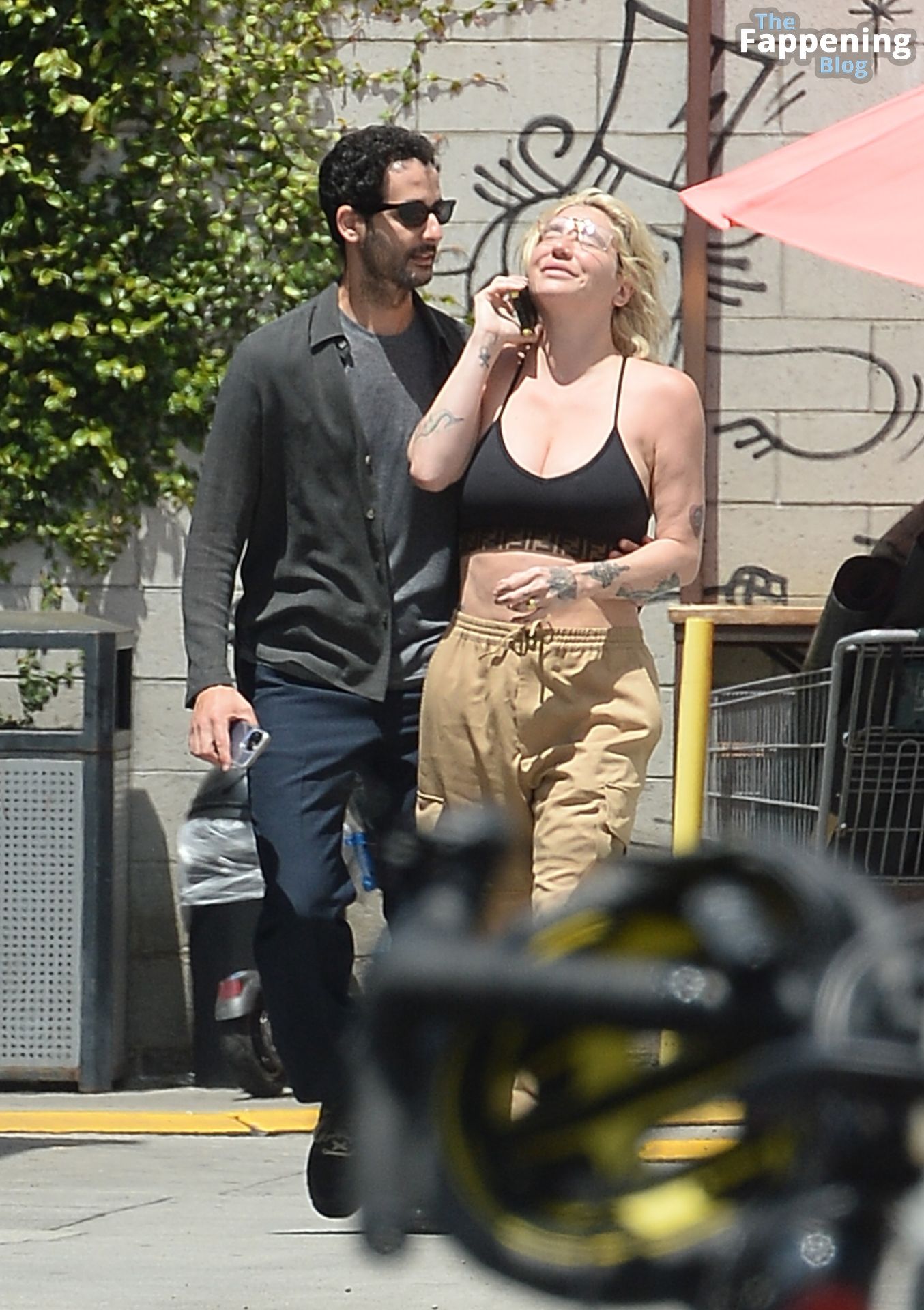 Kesha Shares a Kiss with Her Boyfriend Riccardo Maddalosso in LA (33 Photos)