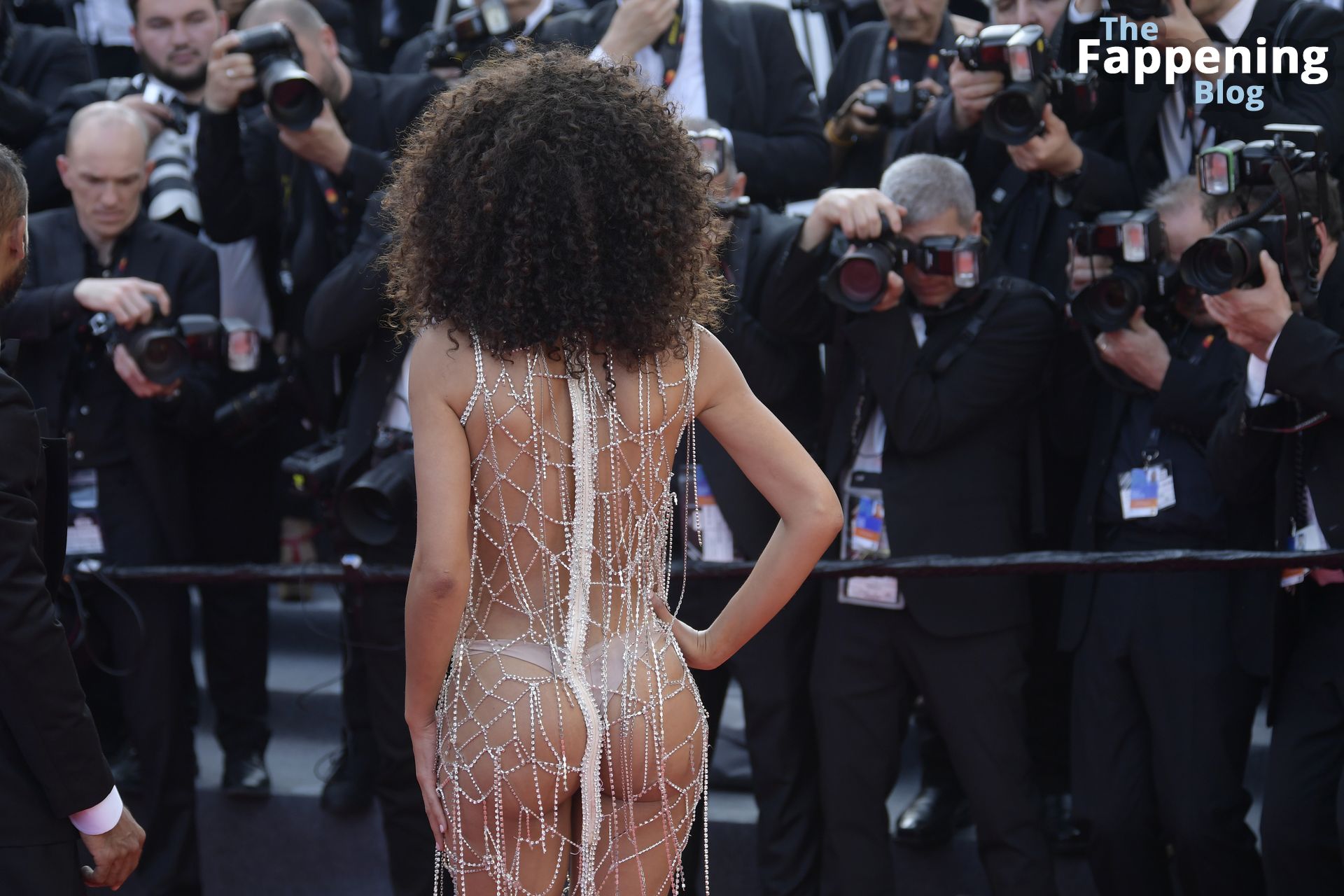Leila Depina Flashes Her Nude Tits at the “Asteroid City” Red Carpet in Cannes (58 Photos)