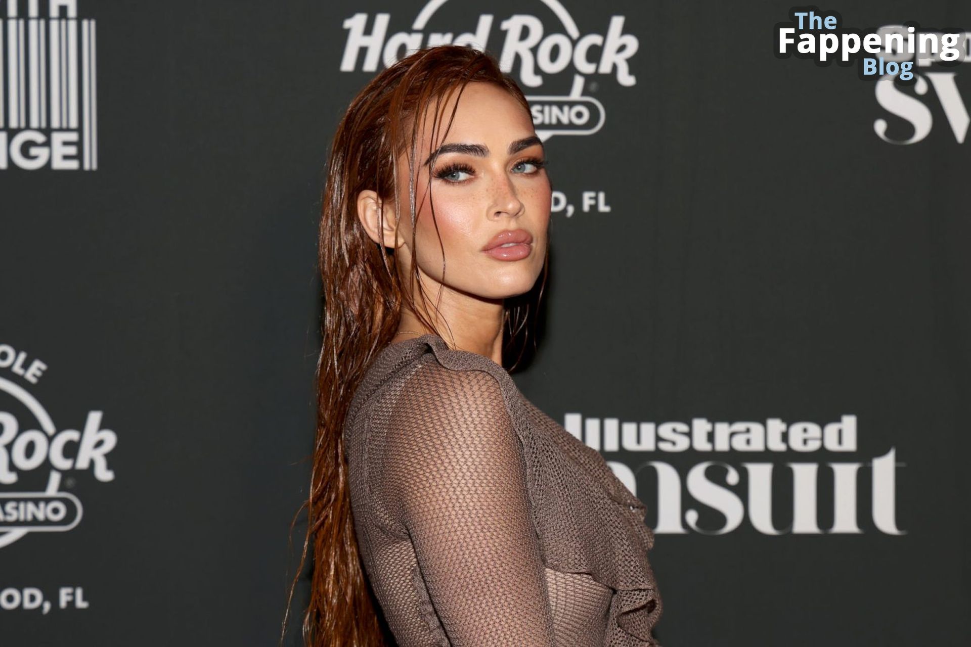 Megan Fox Flaunts Nice Cleavage at the Sports Illustrated Swimsuit 2023 Issue Release Party (19 Photos)