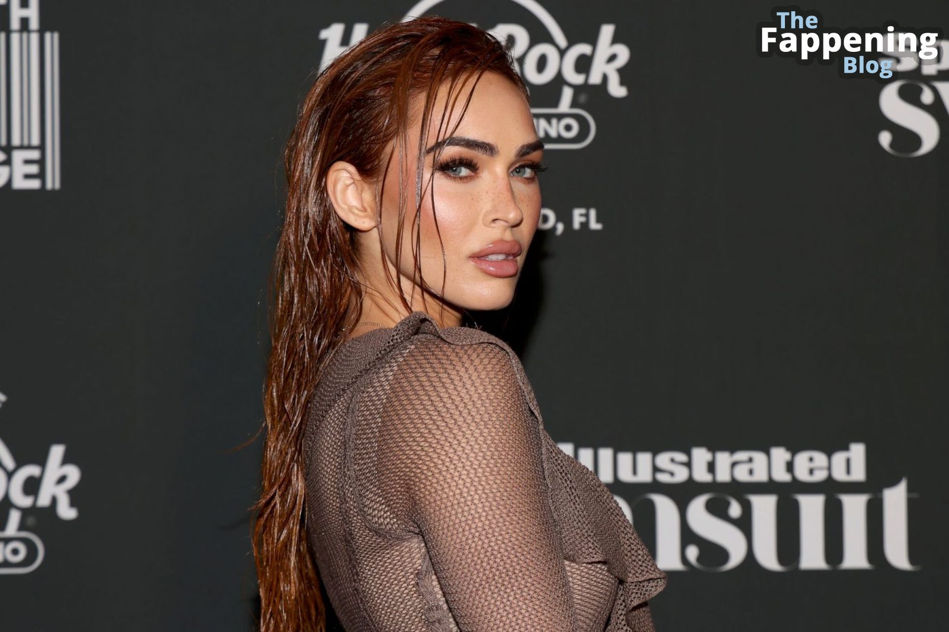 Megan Fox Flaunts Nice Cleavage at the Sports Illustrated Swimsuit 2023 Issue Release Party (19 Photos)