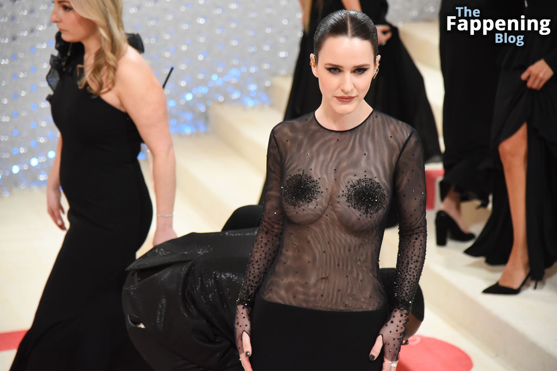 Rachel Brosnahan Shows Off Her Sexy Boobs at the 2023 Costume Institute Benefit Gala in NYC (52 Photos) (Photos)