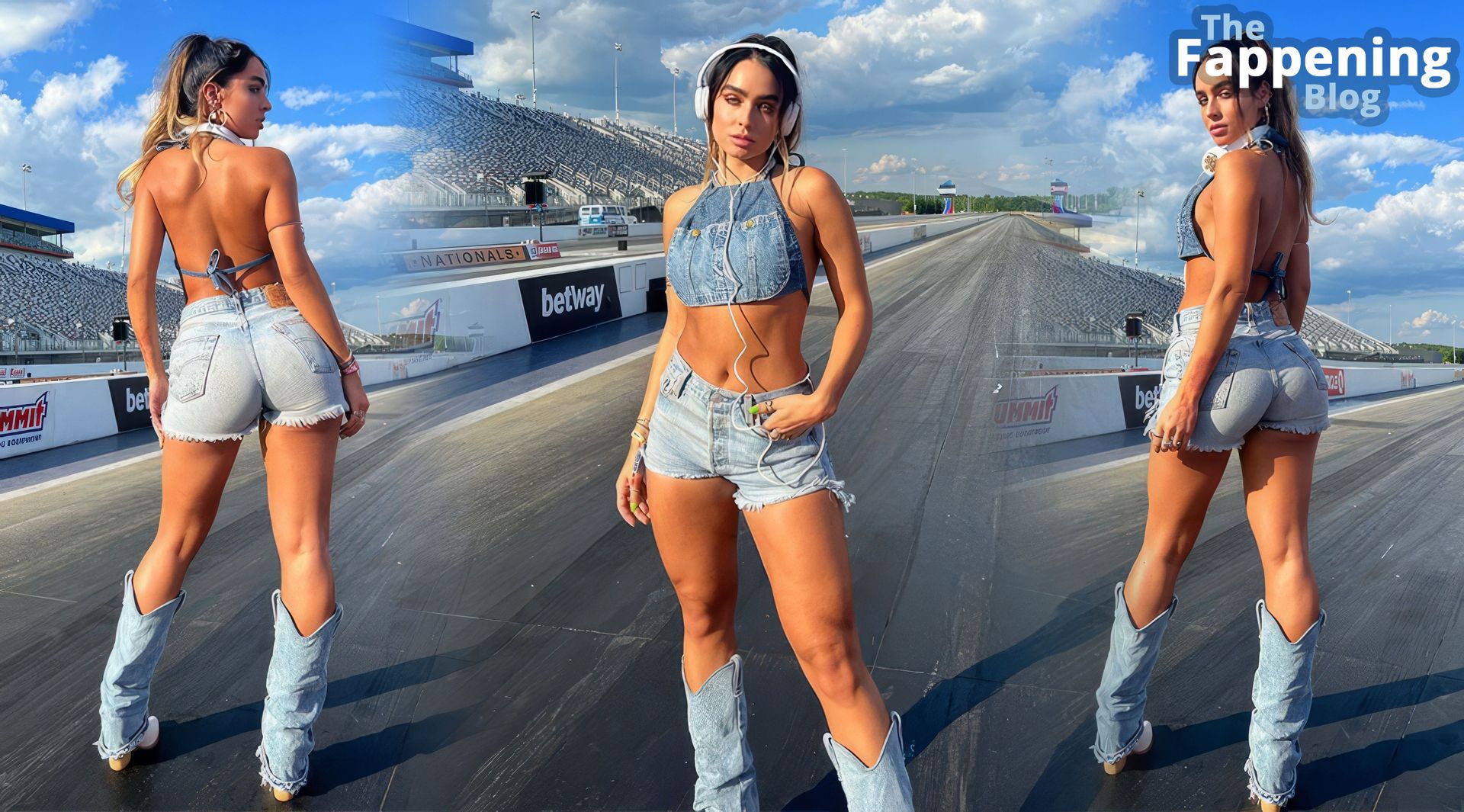 Sommer Ray Poses in Denim Shorts (11 Photos)
