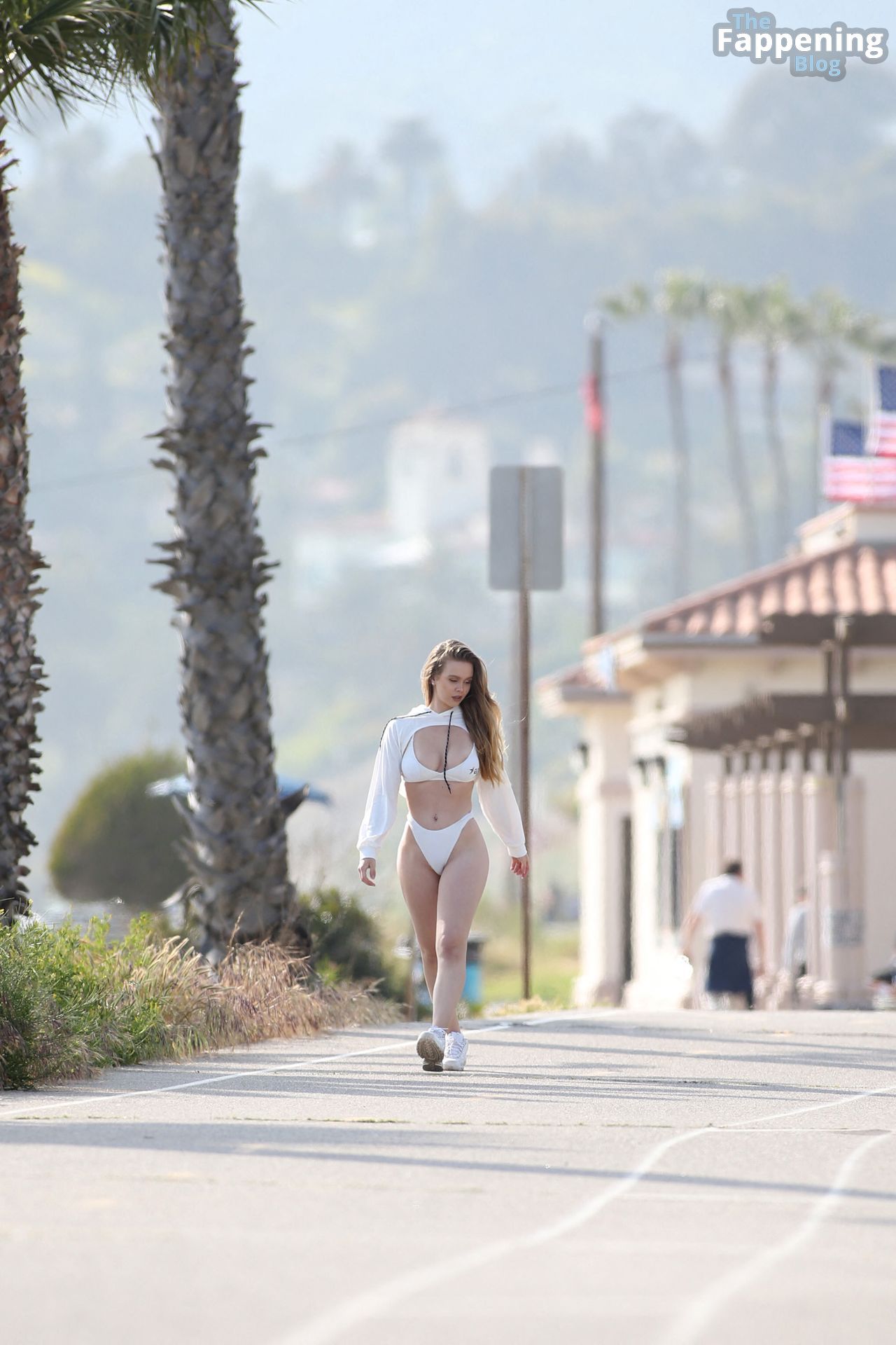 Suvi Laiho Stuns in a Chic and Sexy White 138 Bikini in Pacific Palisades (33 Photos)