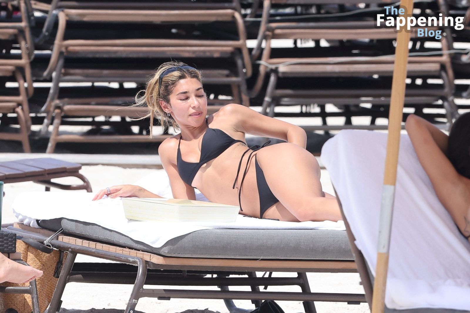 Chantel Jeffries Looks Hot on the Beach in a Black Bikini (19 Photos)