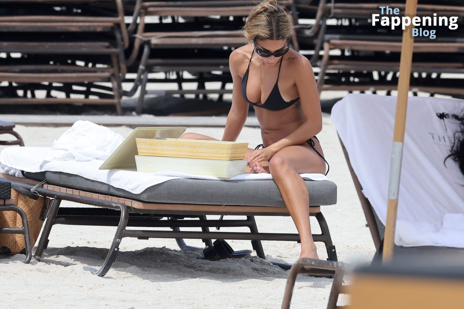 Chantel Jeffries Looks Hot on the Beach in a Black Bikini (19 Photos)