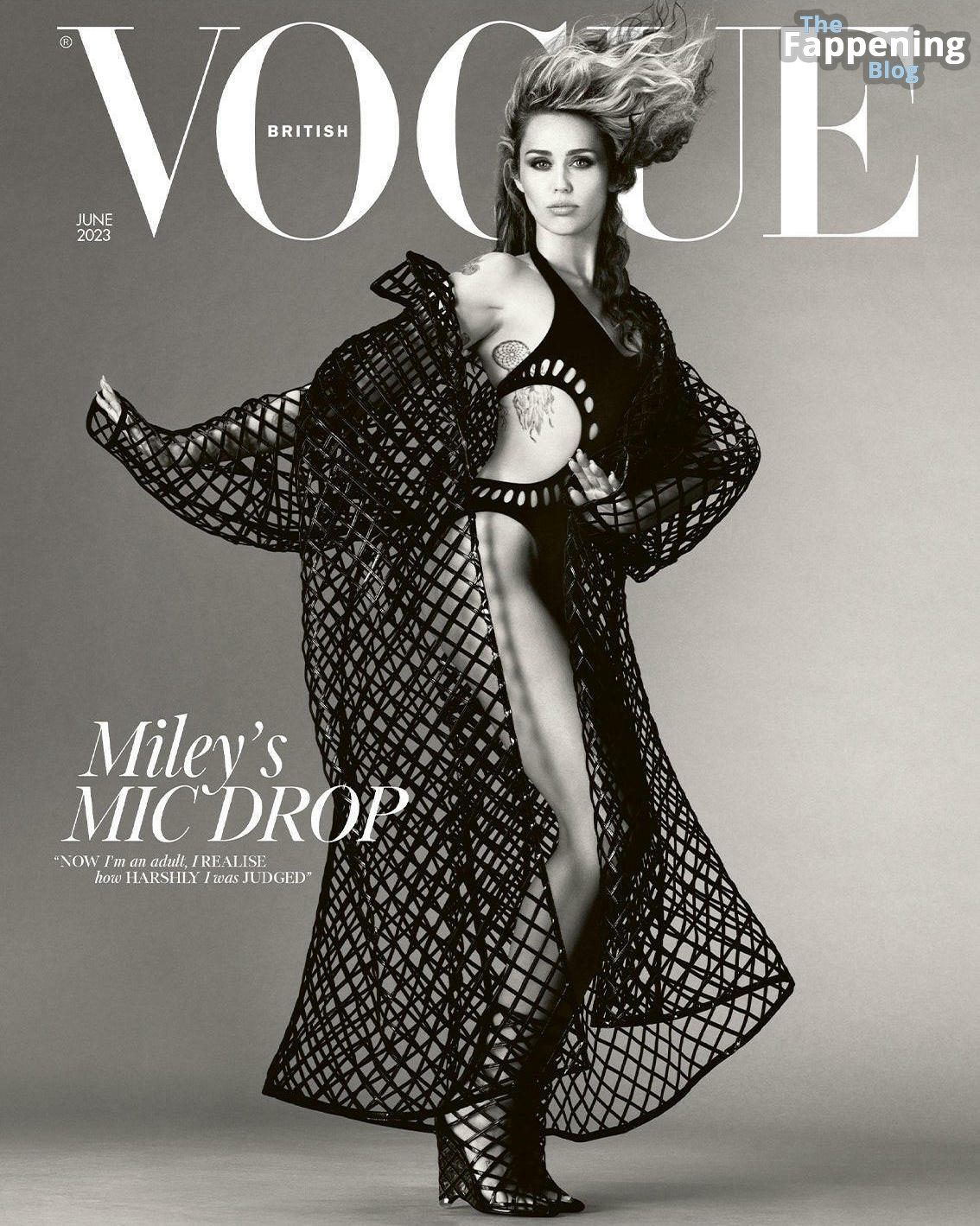 Miley Cyrus Sexy – Vogue UK June 2023 Issue (9 Photos)