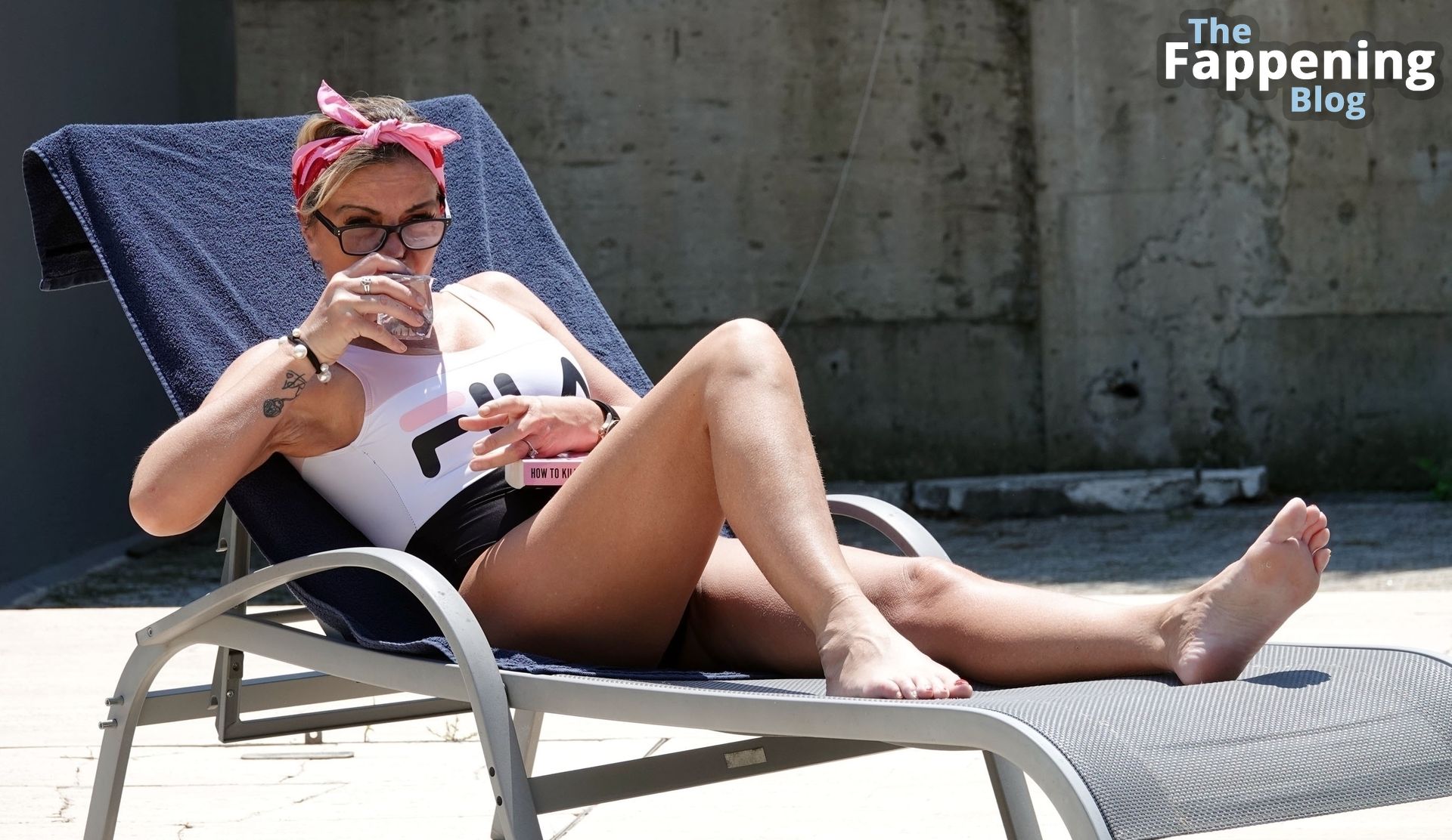 Danniella Westbrook is Pictured Rocking a Fila Swimsuit in Turkey (30 Photos)