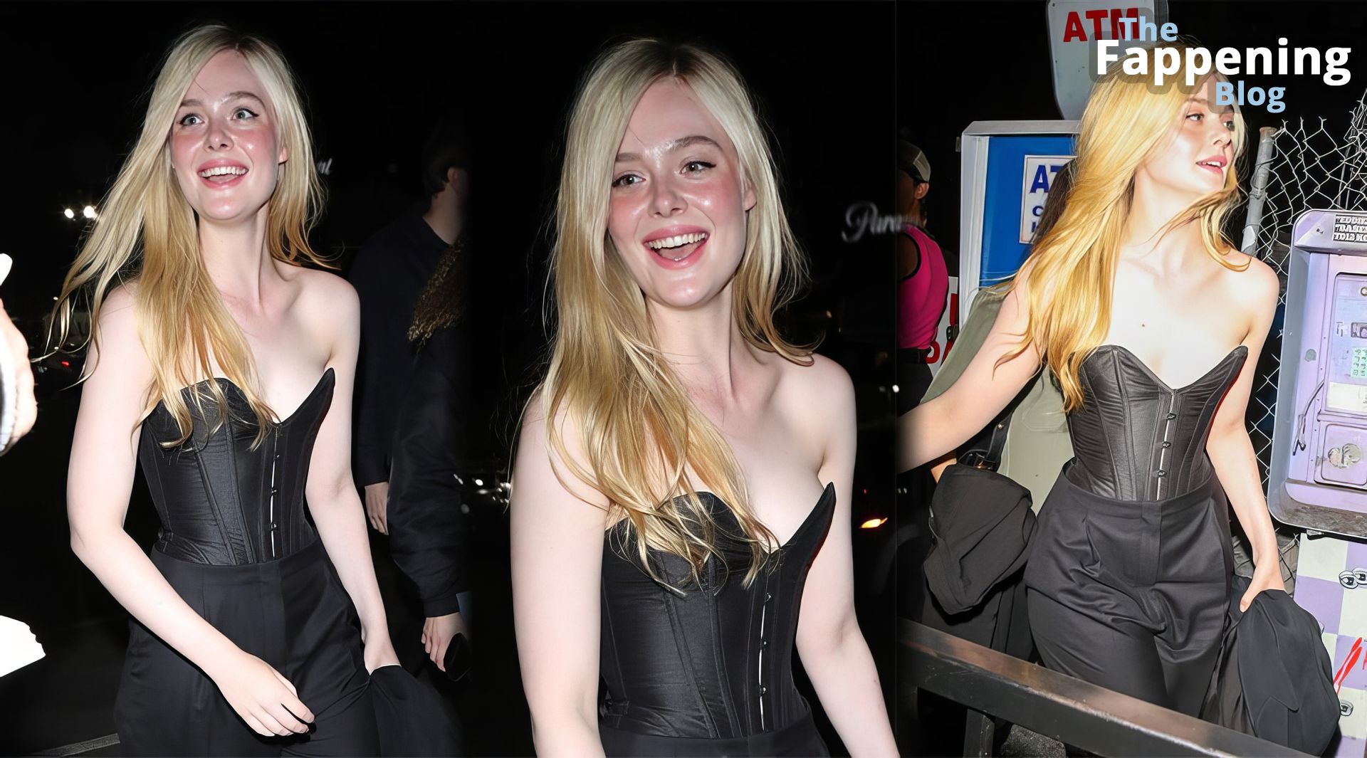 Elle Fanning Looks Perfect at Paris Hilton’s Concert in Hollywood (20 Photos)