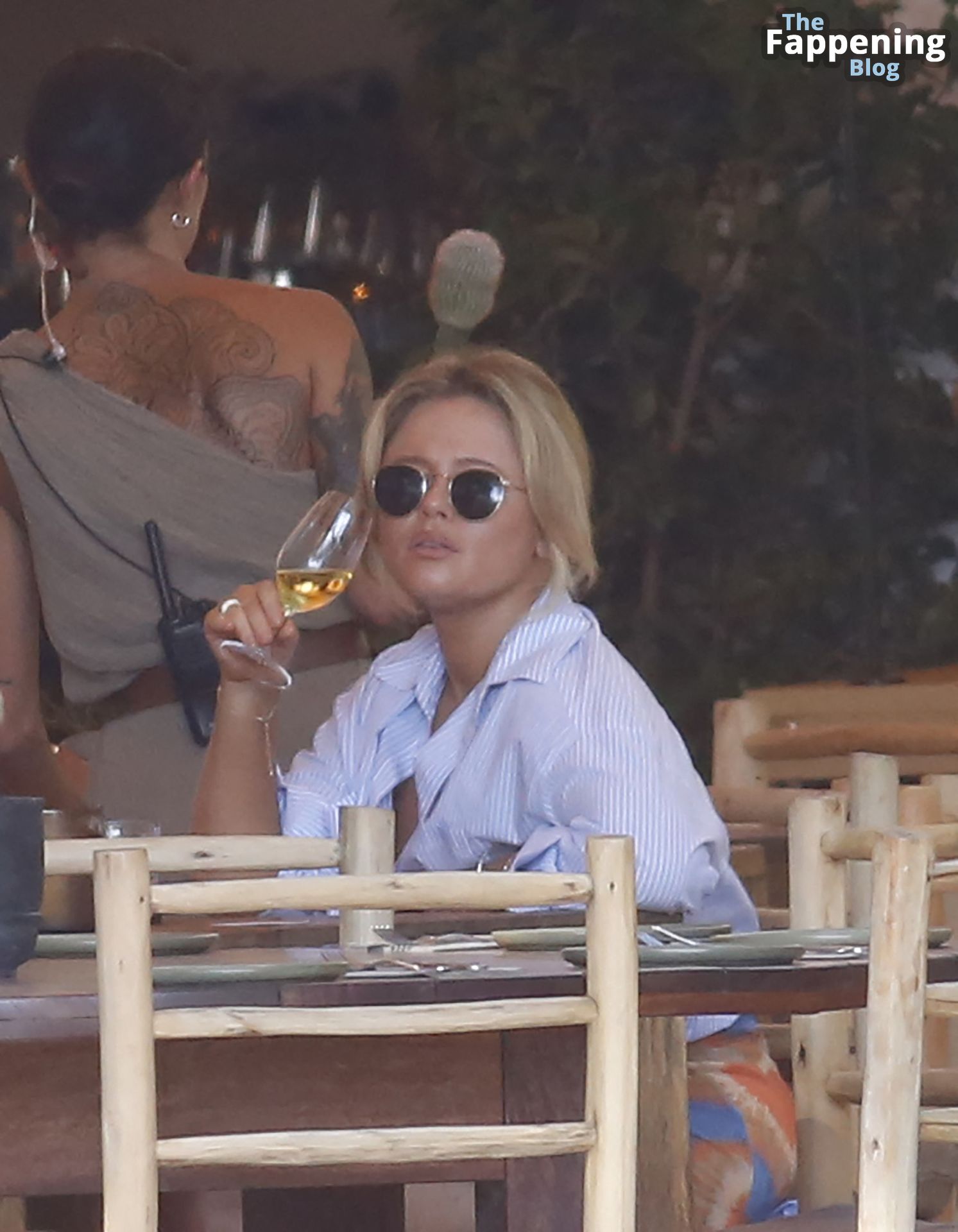 Emily Atack Looks Hot in an Orange Bikini in Ibiza (49 Photos)