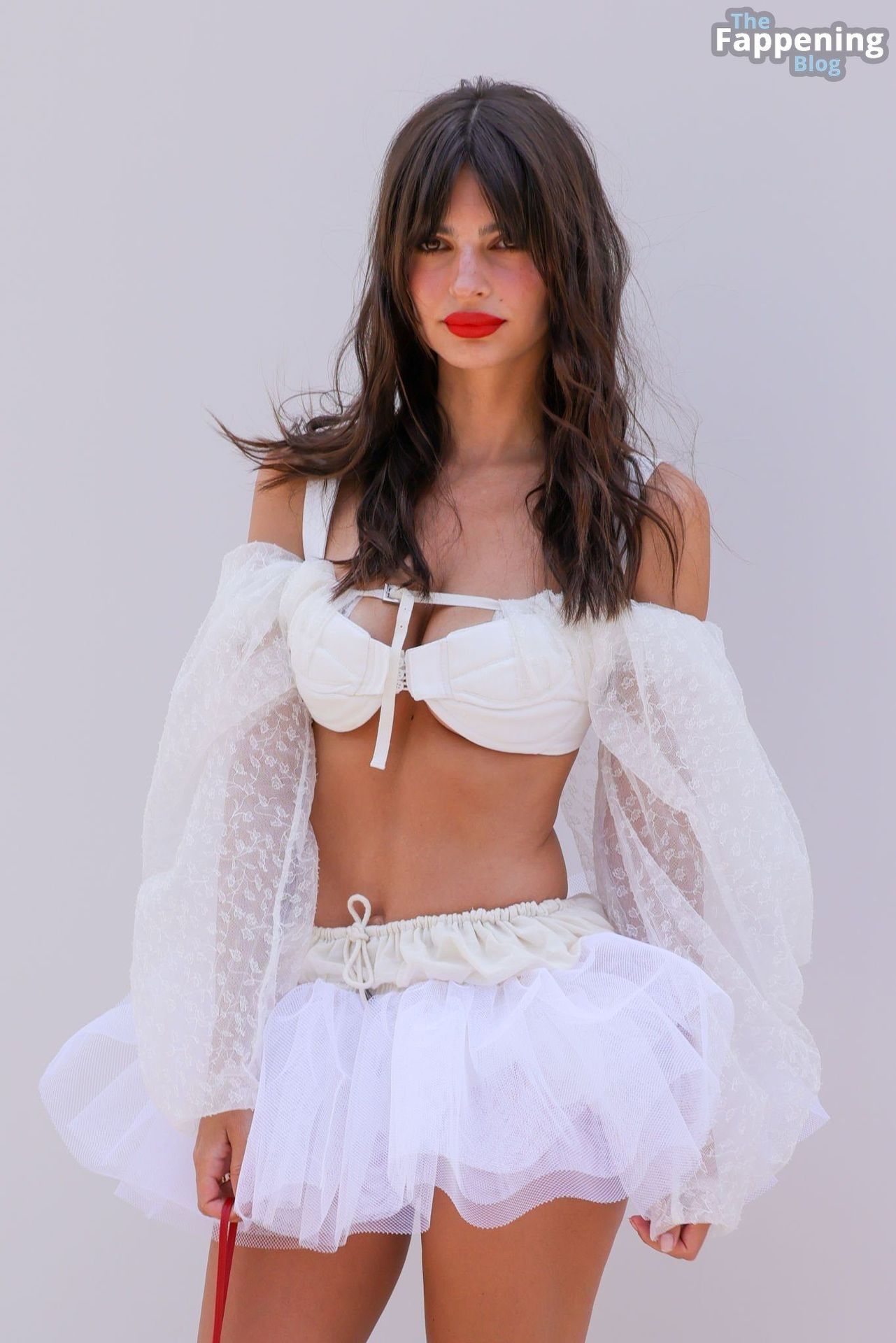 Emily Ratajkowski Shows Off Her Flawless Figure in a White Dress (75 New Photos + Video)