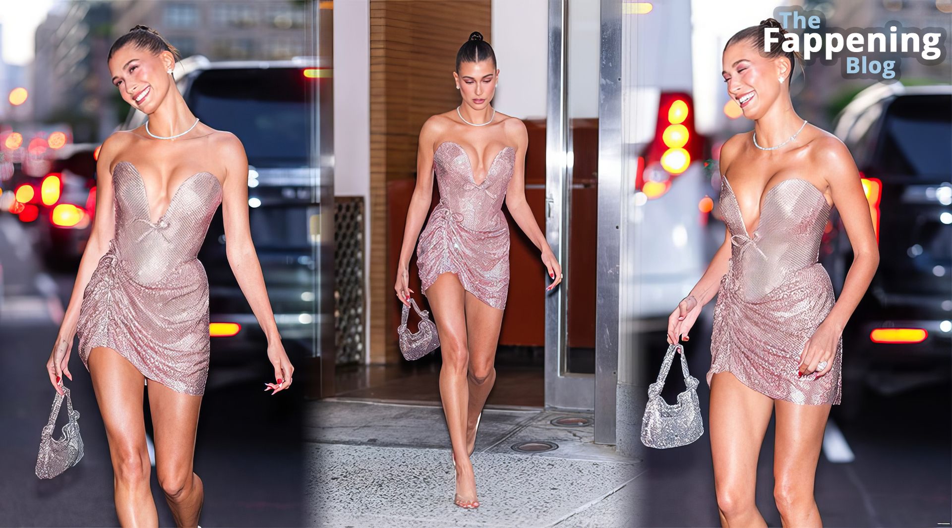 Hailey Bieber Flaunts Her Sexy Legs in a Mini Dress (37 Photos)