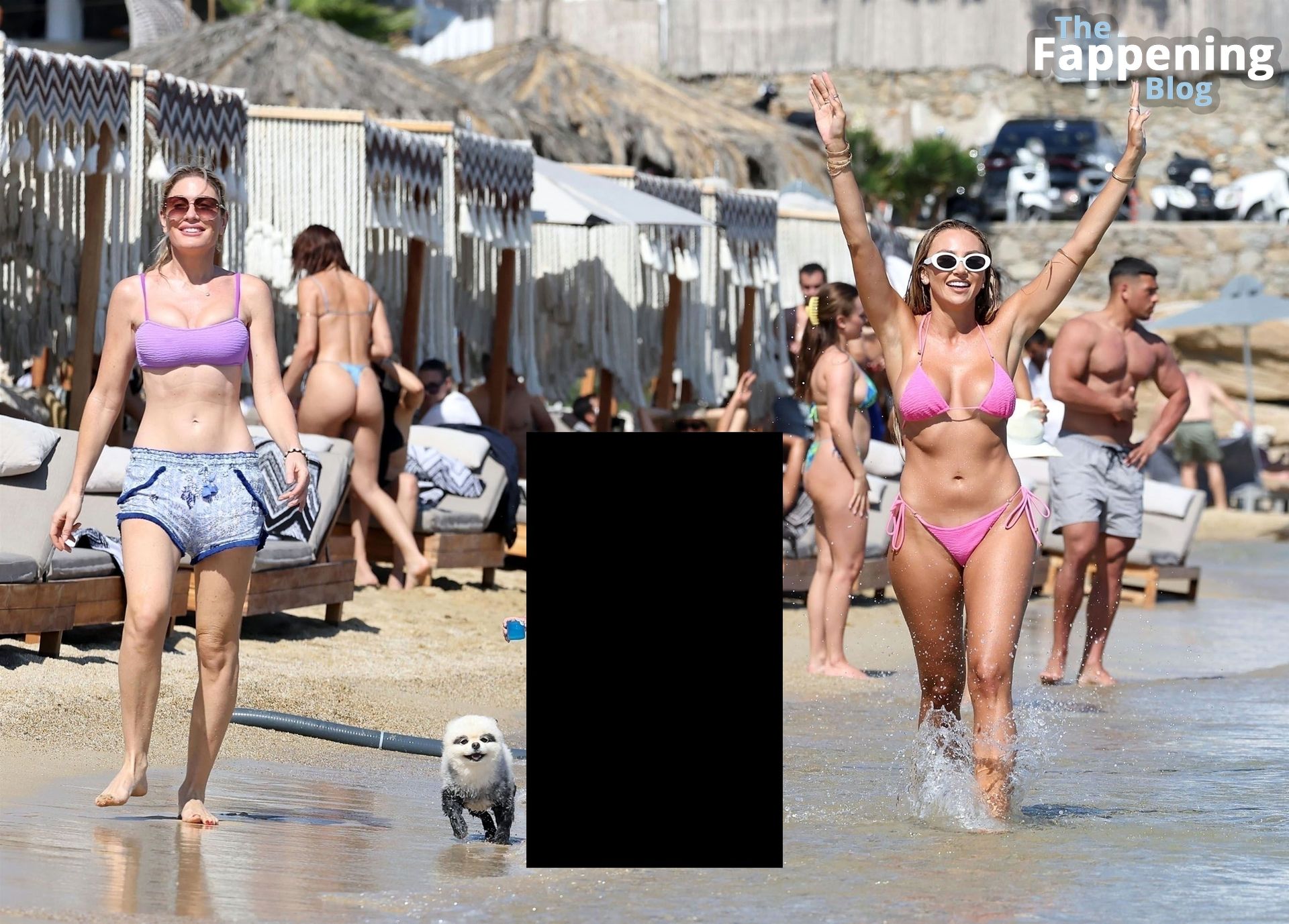 Hofit Golan &amp; Khloe Terae Enjoy the Heat on the Beach in Mykonos (59 Photos)