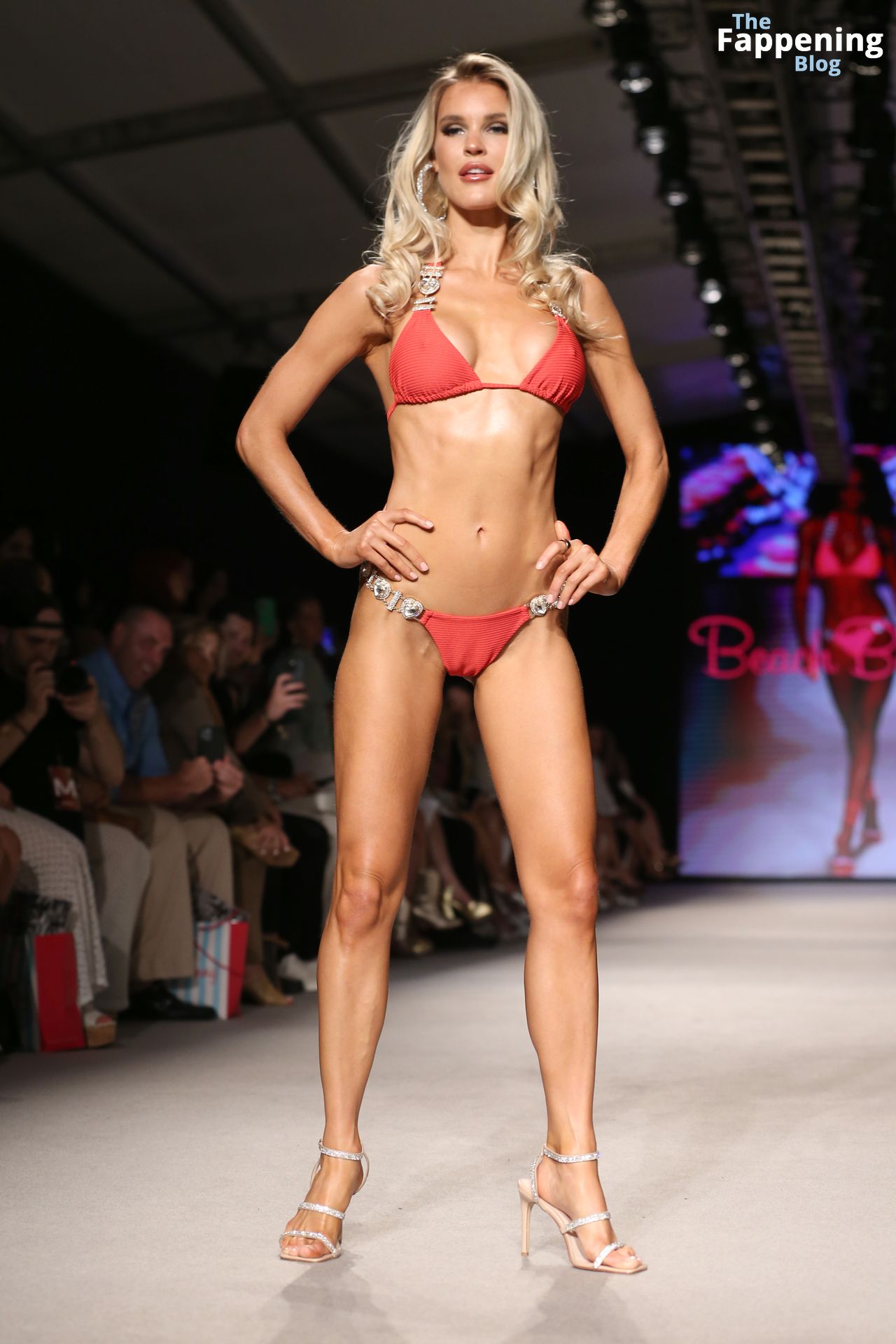 Joy Corrigan Shows Off Her Sexy Figure at the Beach Bunny Swimwear Show in Miami Beach (54 Photos)
