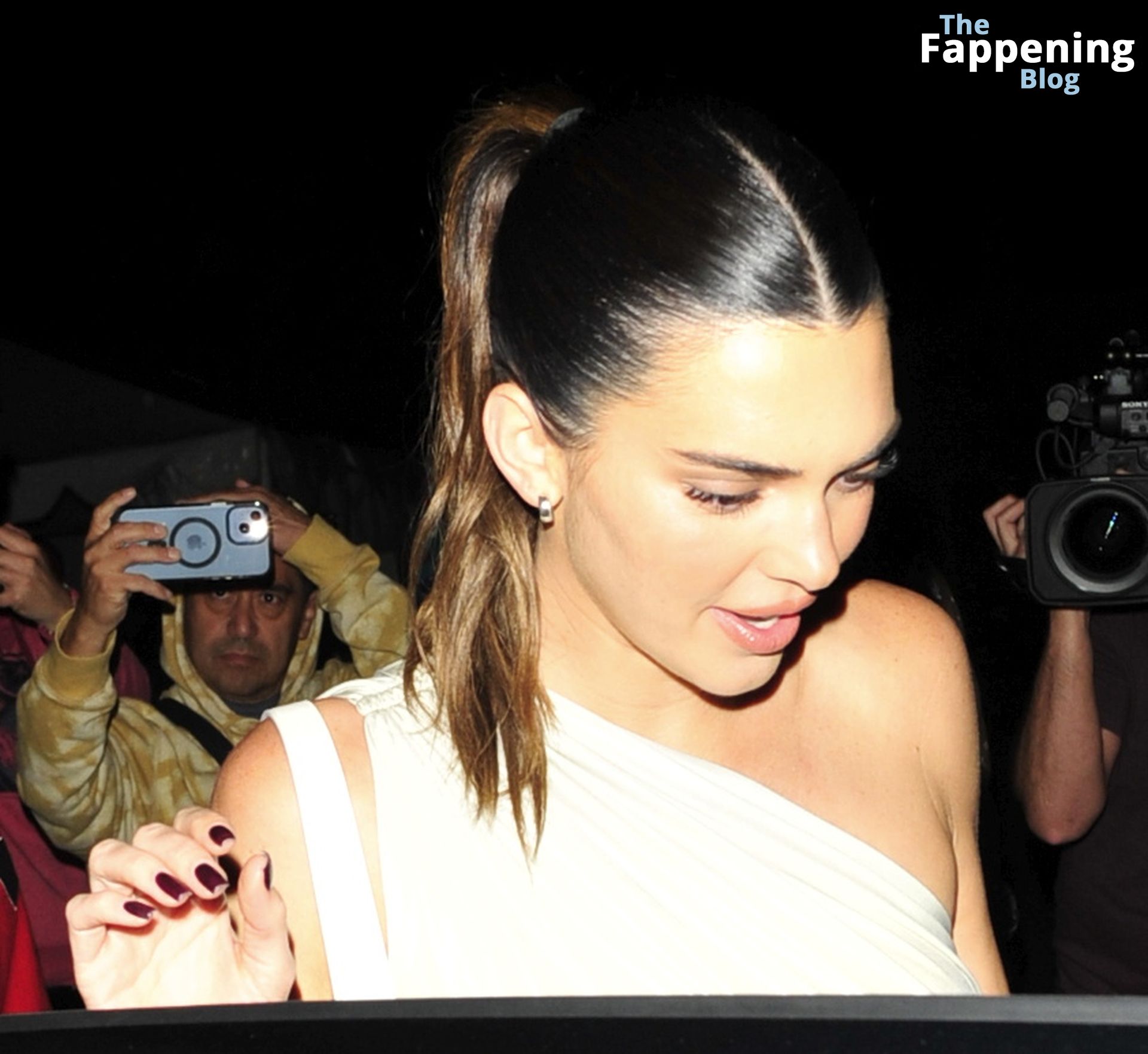 Kendall Jenner Shows Off Her Sexy Legs &amp; Panties at her FWRD Launch Party (130 Photos)