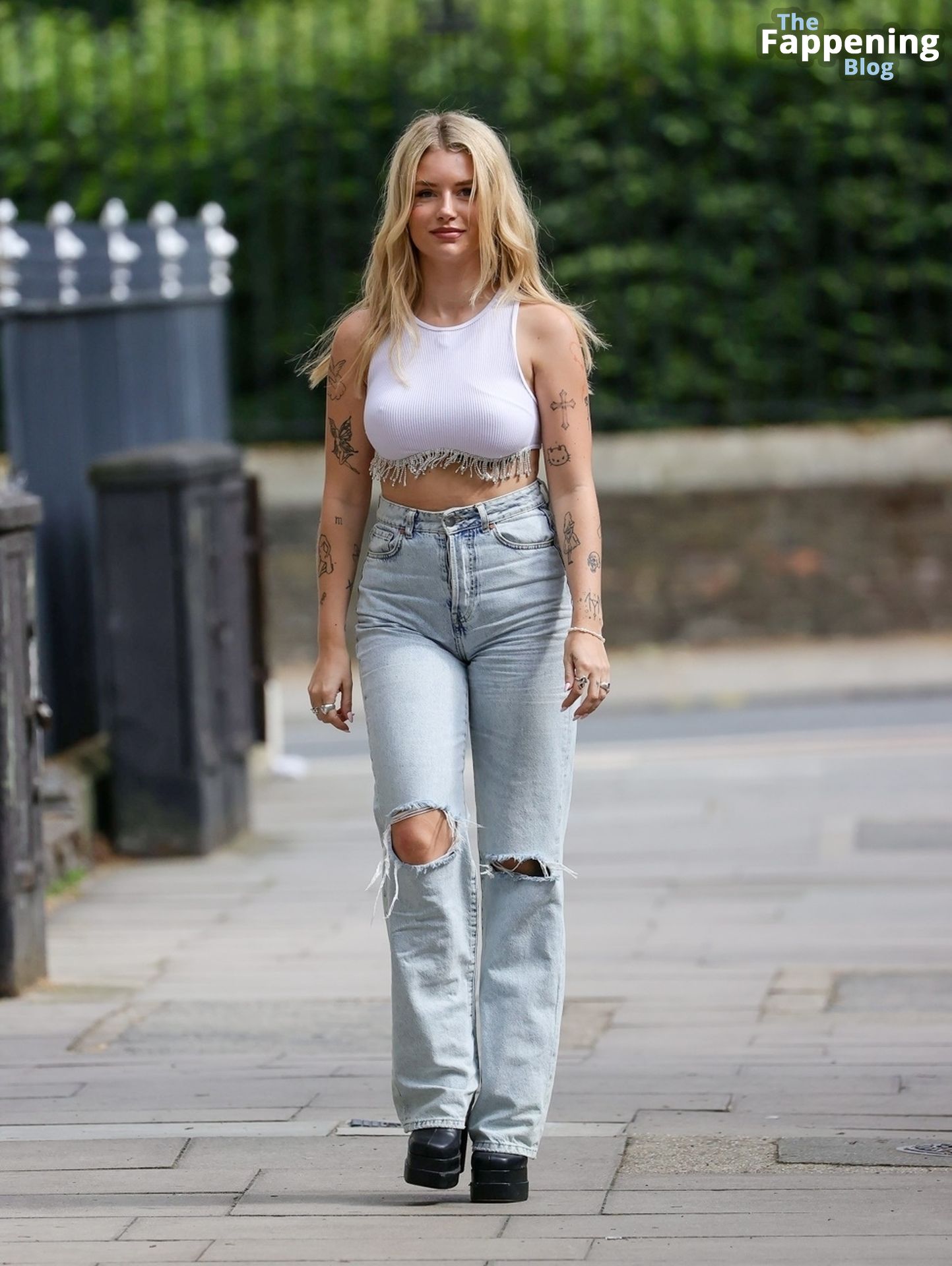 Lottie Moss Makes a Busty Appearance as She Arrives at Celebs Go Dating HQ in London (48 Photos)
