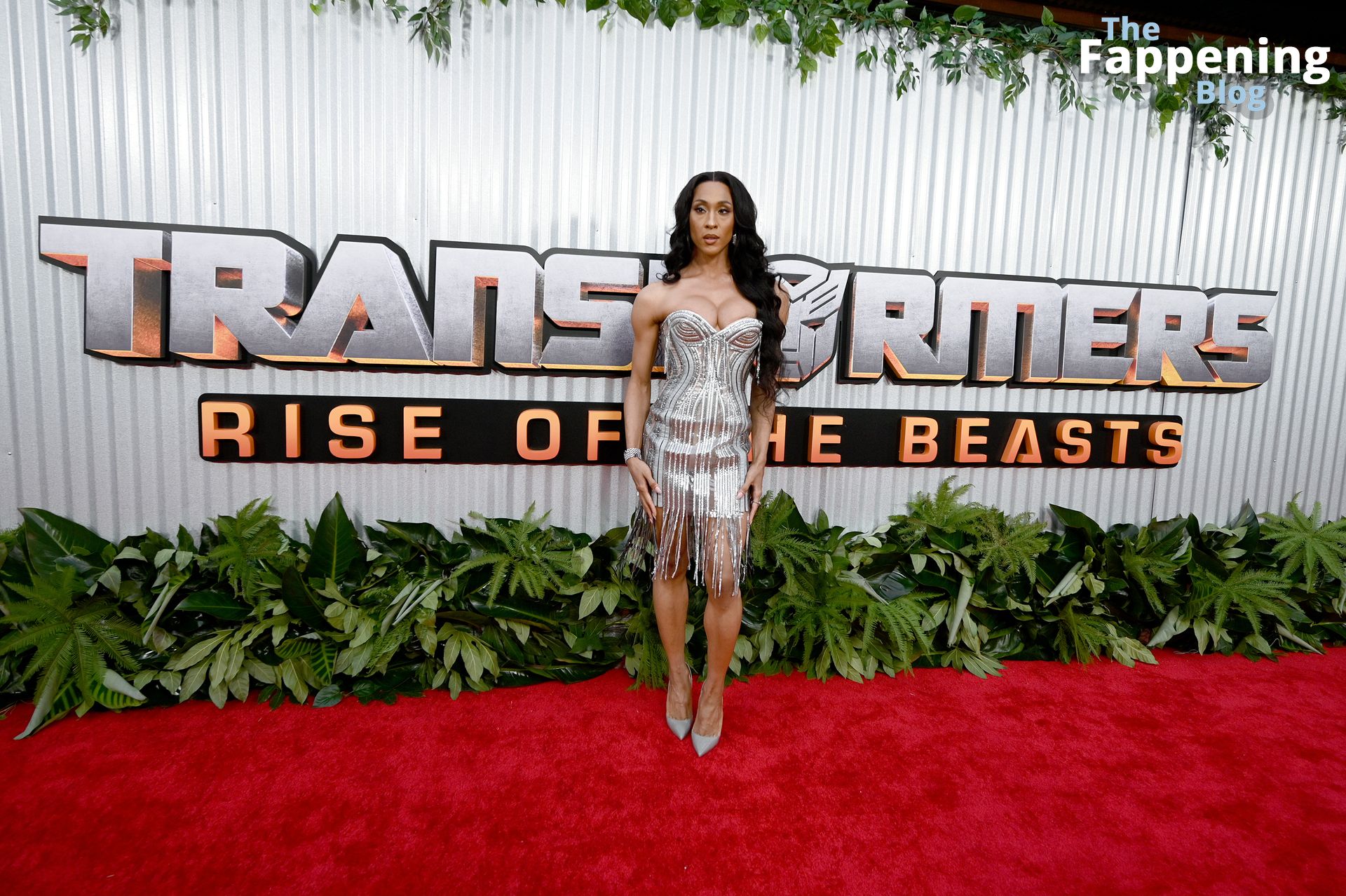 Michaela Jaé Rodriguez Displays Her Boobs at the “Transformers: Rise Of The Beasts” Premiere in NY (13 Photos)
