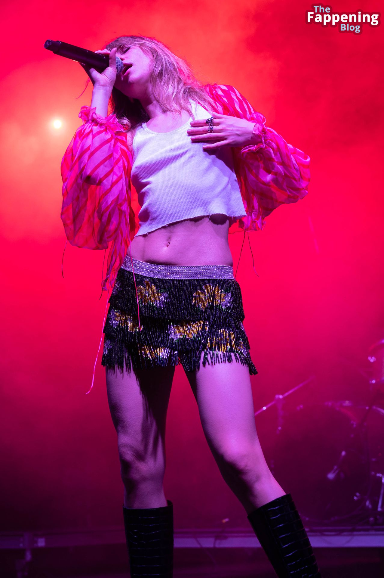 Suki Waterhouse Shows Off Her Pokies on Stage (35 Photos)