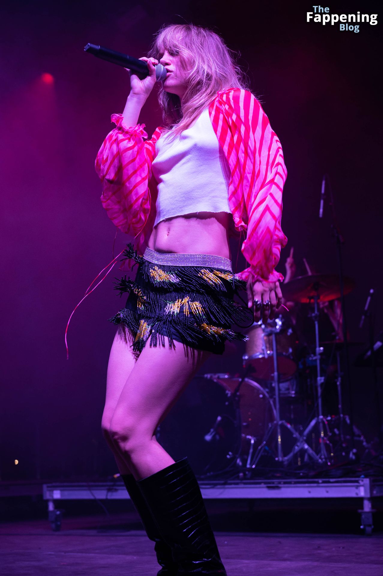 Suki Waterhouse Shows Off Her Pokies on Stage (35 Photos)