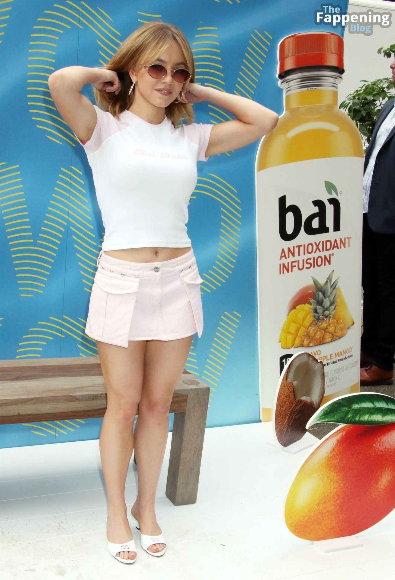 Sydney Sweeney Hosts Baidration Pop-Up Promoting Bai Flavored Water (47 Photos)