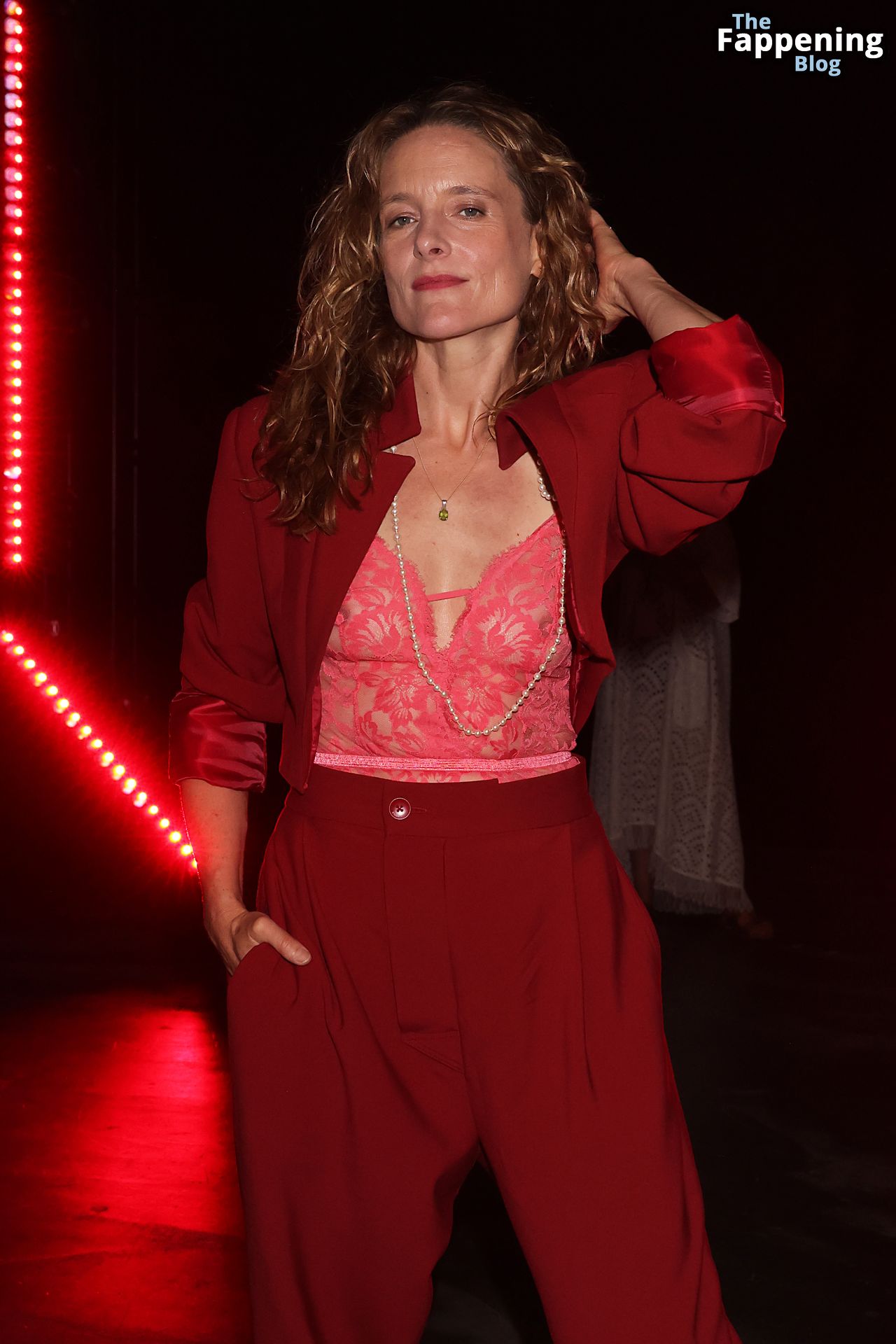 Anne Ratte-Polle Flashes Her Nude Tits at Kilian Kerner Fashion Show in Berlin (12 Photos)