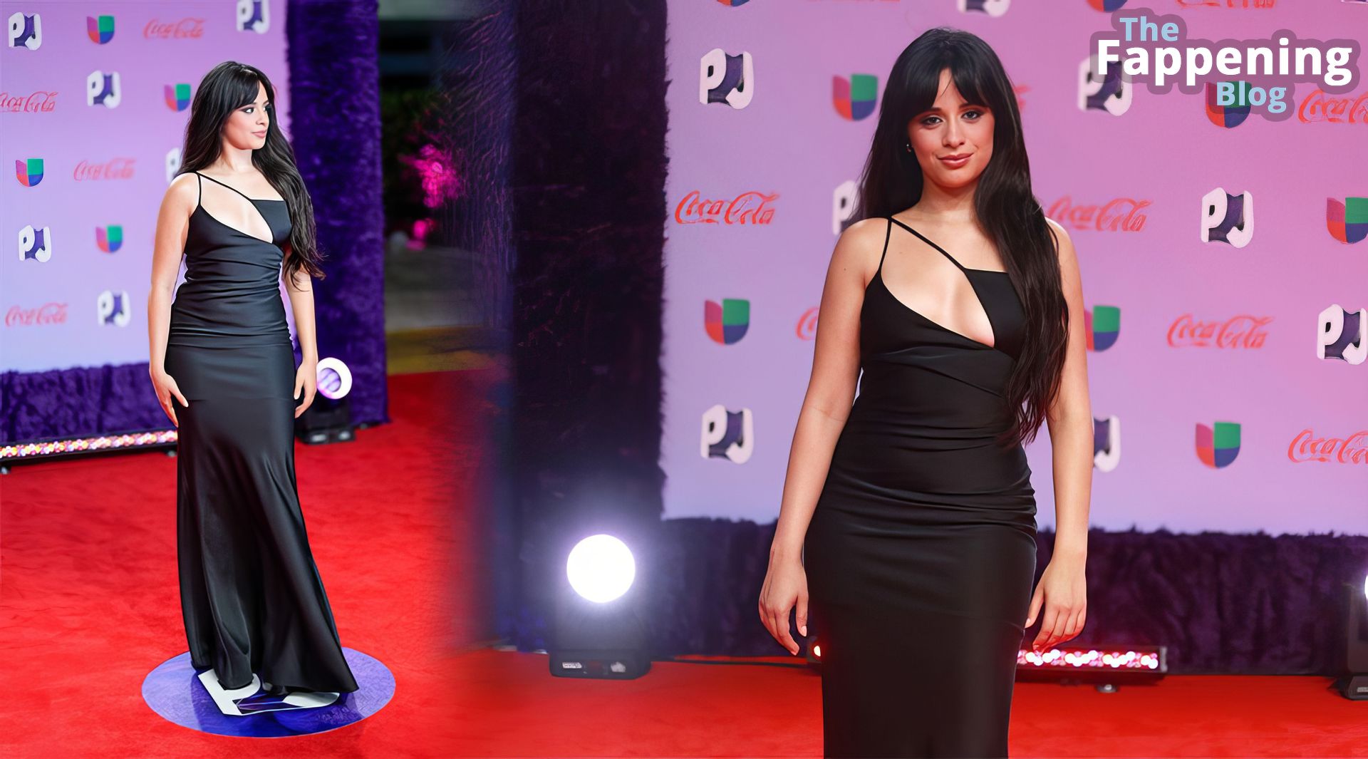 Camila Cabello Looks Sexy in a Black Dress at the 20th Edition of Premios Juventud (13 Photos)
