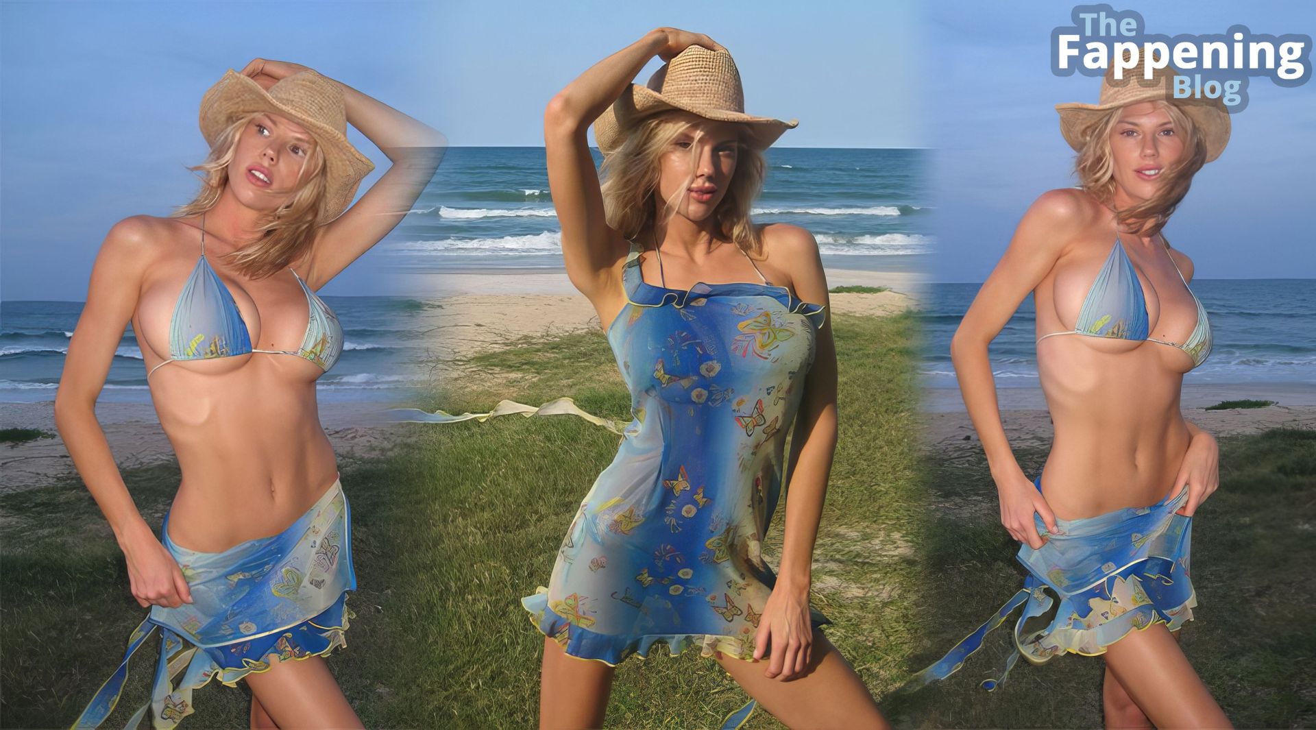 Charlotte McKinney Displays Her Slender Figure in a Bikini (7 Photos)