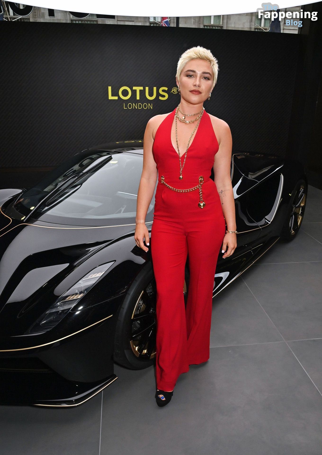 Florence Pugh Stuns in Red at the Lotus Flagship Launch in London (55 Photos)
