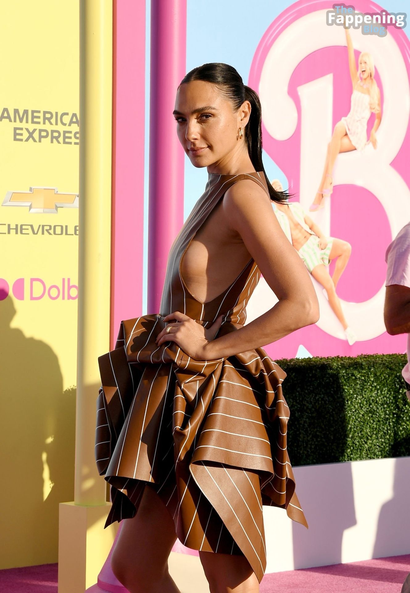Gal Gadot Rocks a Leggy Look with Nice Sideboob at the “Barbie” Premiere in LA (92 Photos)
