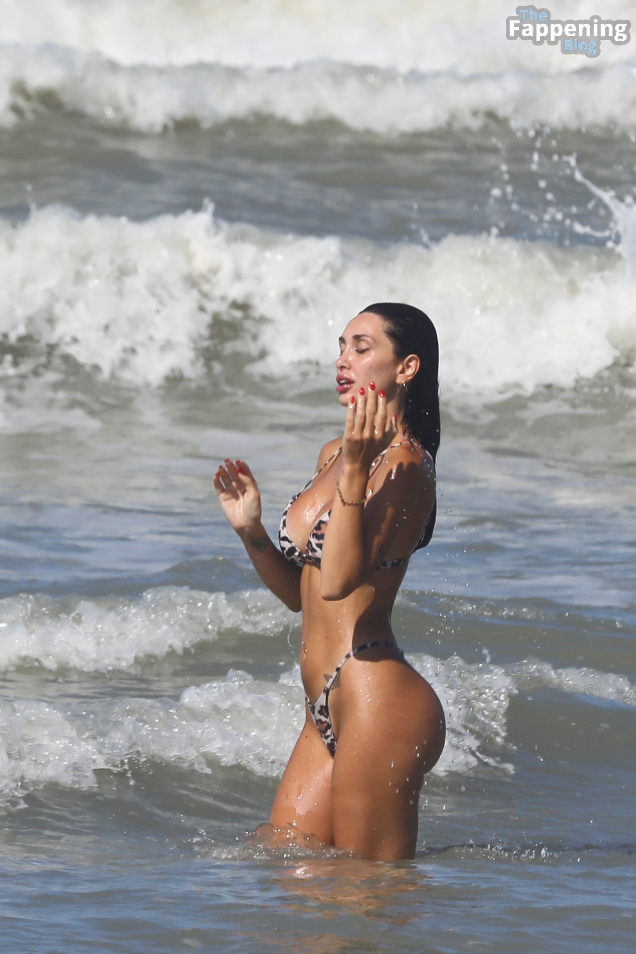 Martina Di Maria Shows Off Her Nude Boobs at the Beach in Sabaudia (39 Photos)