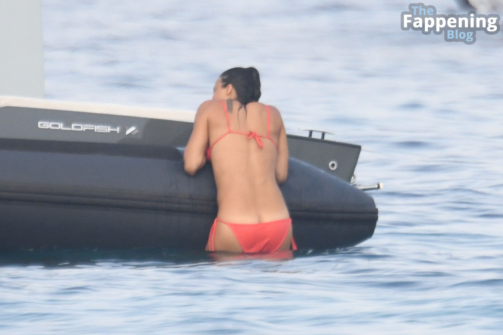 Michelle Rodriguez Flashes Her Bare Butt as She Enjoys a Playful Day on the Boat (142 Photos)