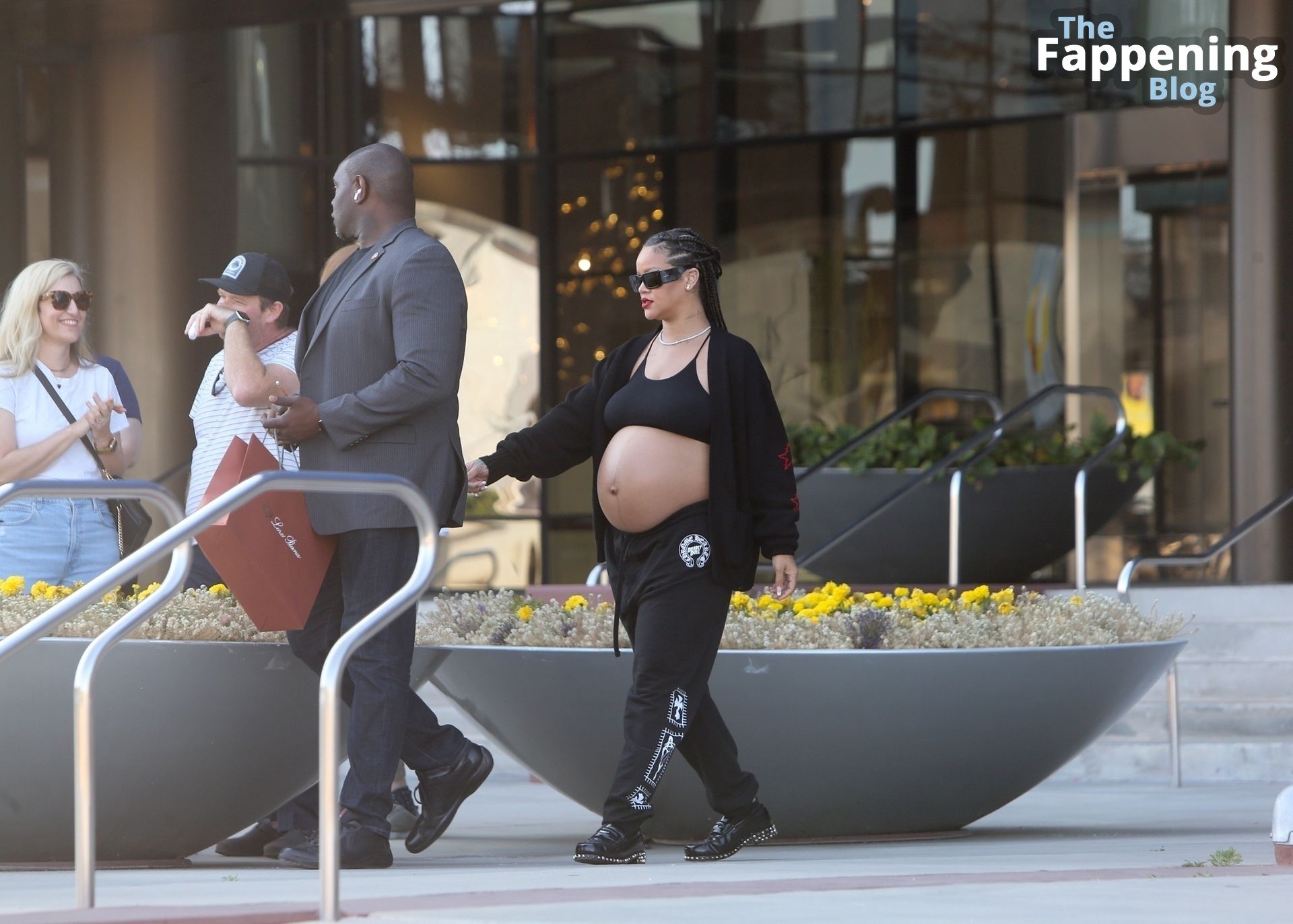 Rihanna Leaves Pacific Design Center with Her Large Baby Bump (69 Photos)