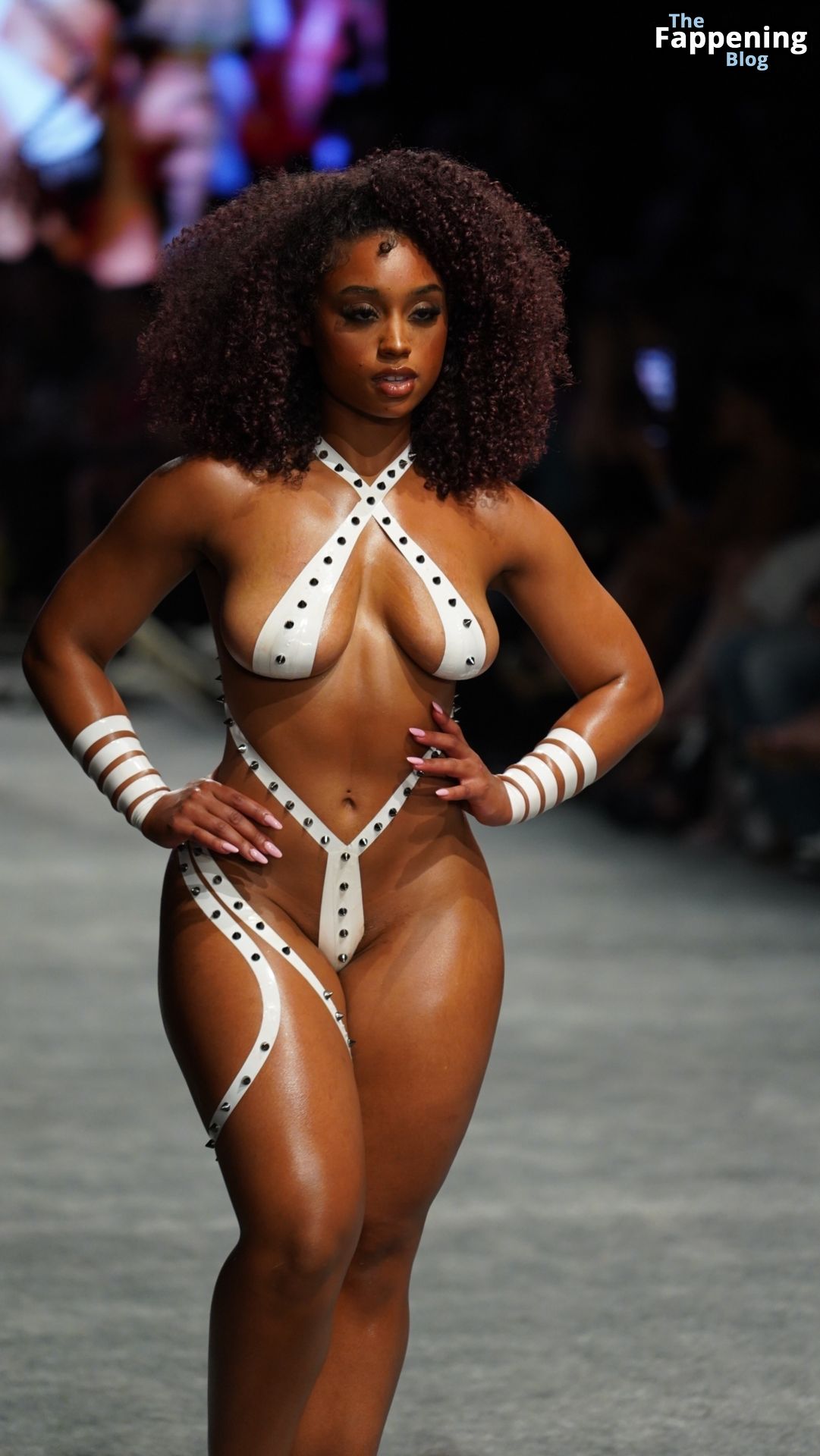 Models Walk in Nothing But Tape for Miami Swim Week Black Tape Project (60 Photos)