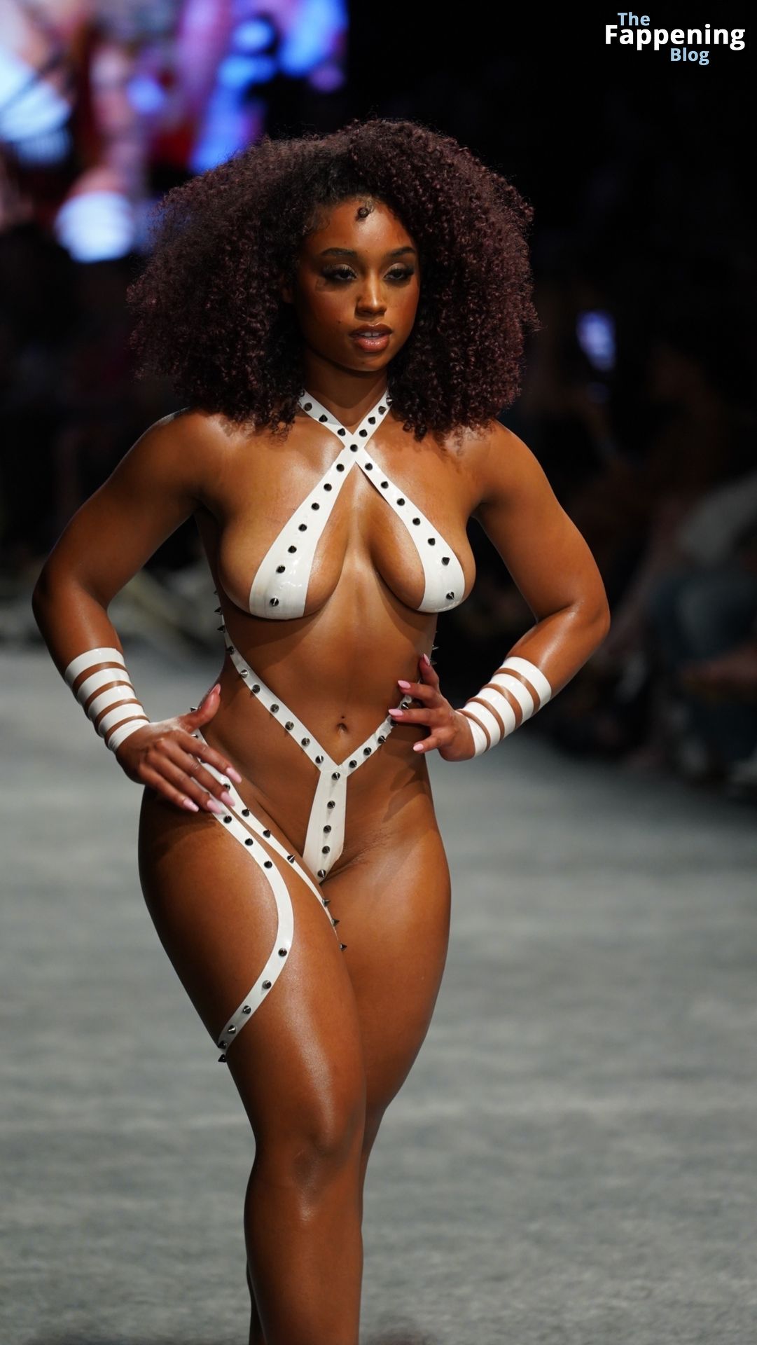 Models Walk in Nothing But Tape for Miami Swim Week Black Tape Project (60  Photos) | TheFappening