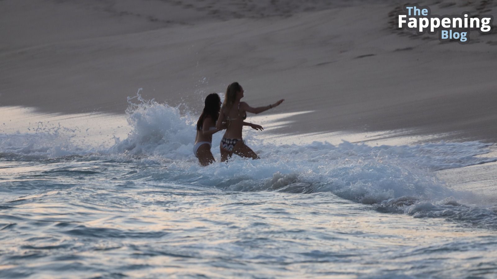 Stacy Keibler Appears to Wrestle with Friends on the Beach in Cabo (79 Photos)