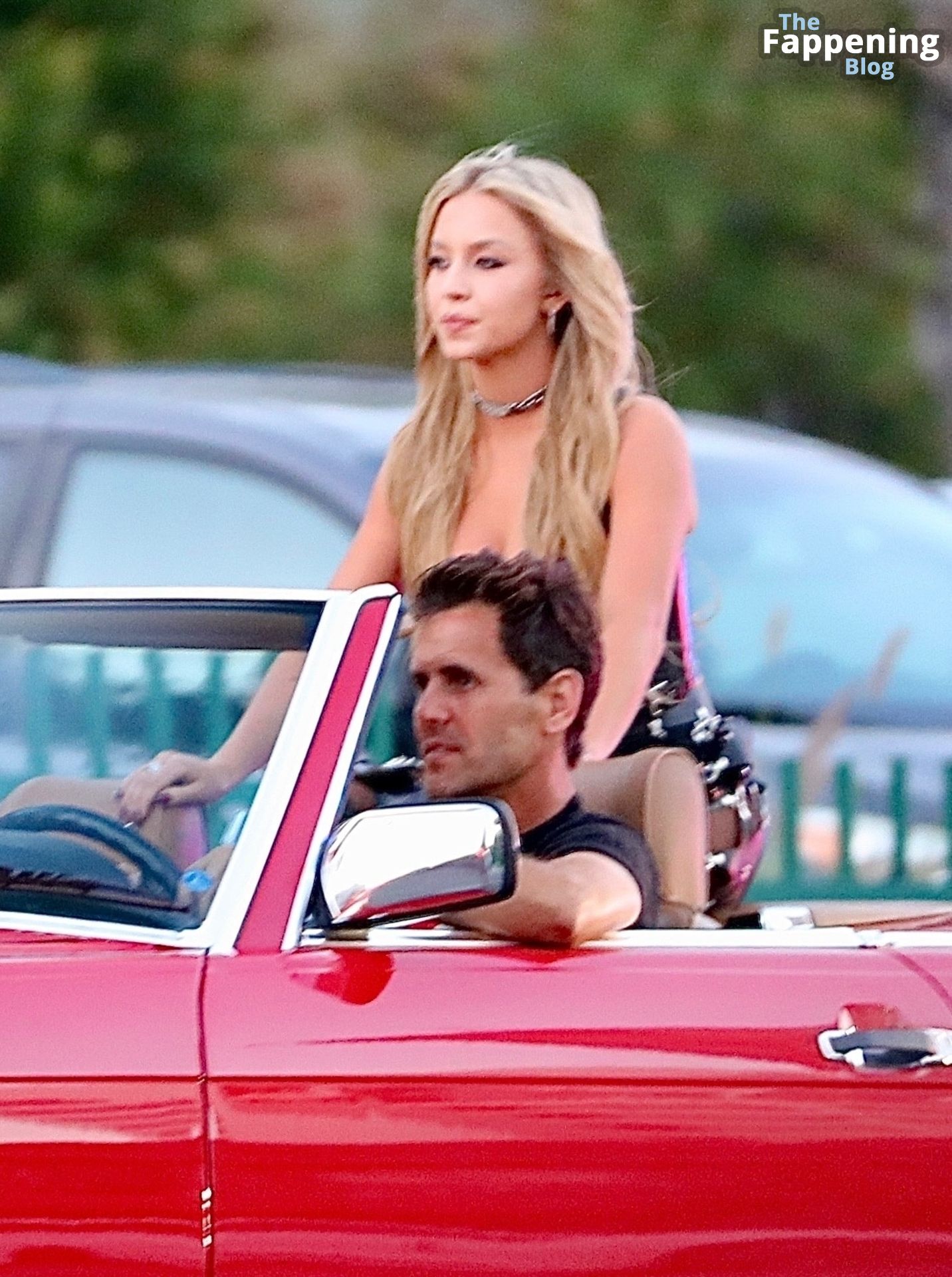 Sydney Sweeney Cruises Around in a Convertible During a LA Shoot (123 Photos)