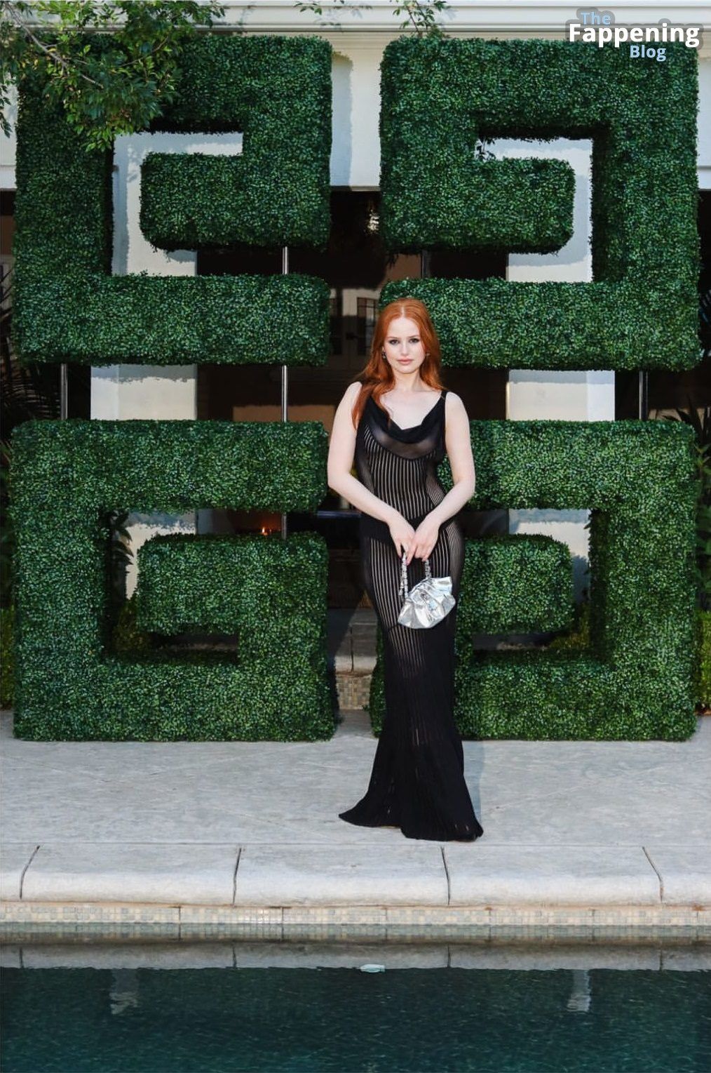 Madelaine Petsch Shows Off Her Nude Tits at the Givenchy Store Opening on Rodeo Drive (20 Photos)