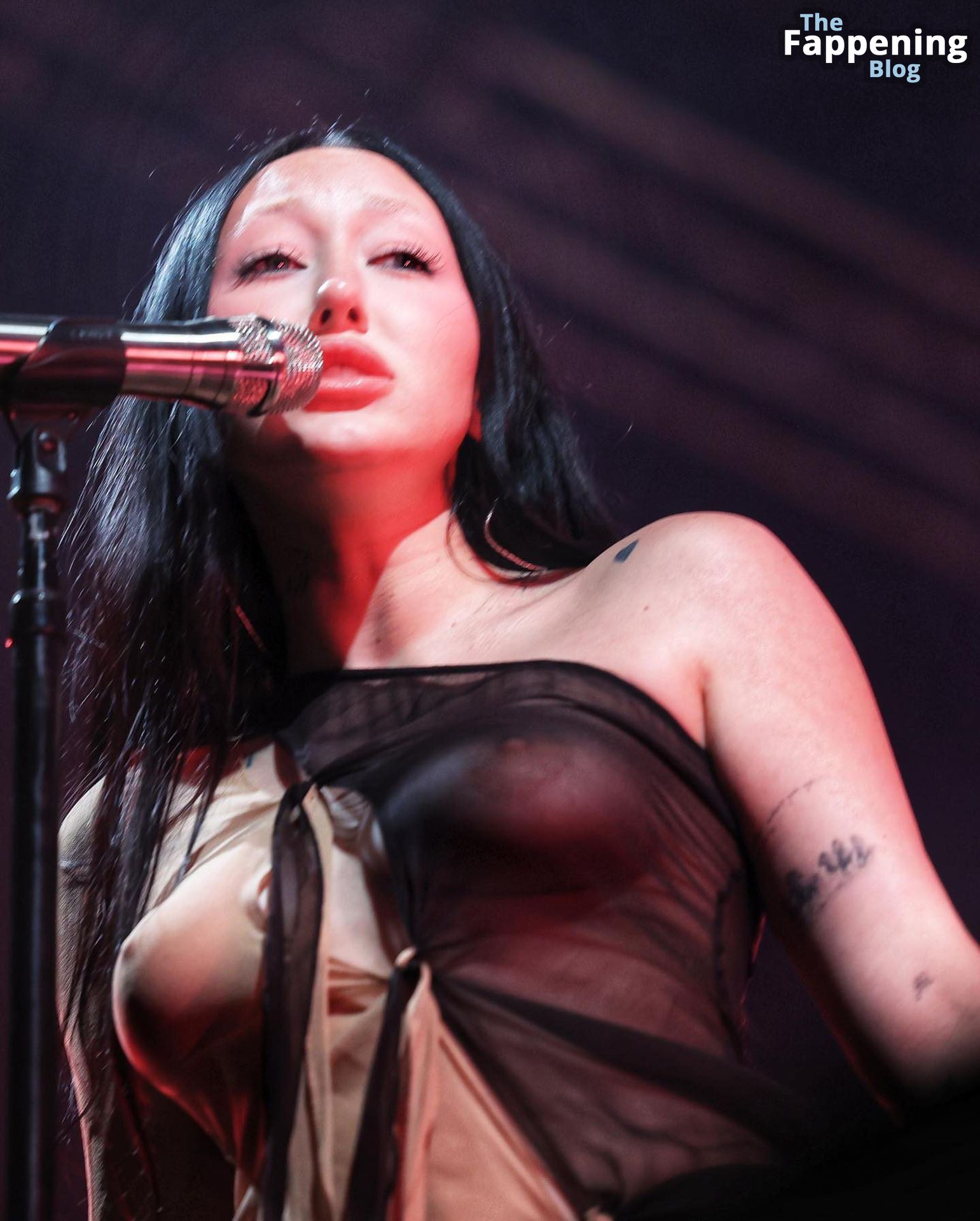 Noah Cyrus Displays Her Nude Boobs on Stage at the Splendour in the Grass Music Festival in Australia (15 Photos)