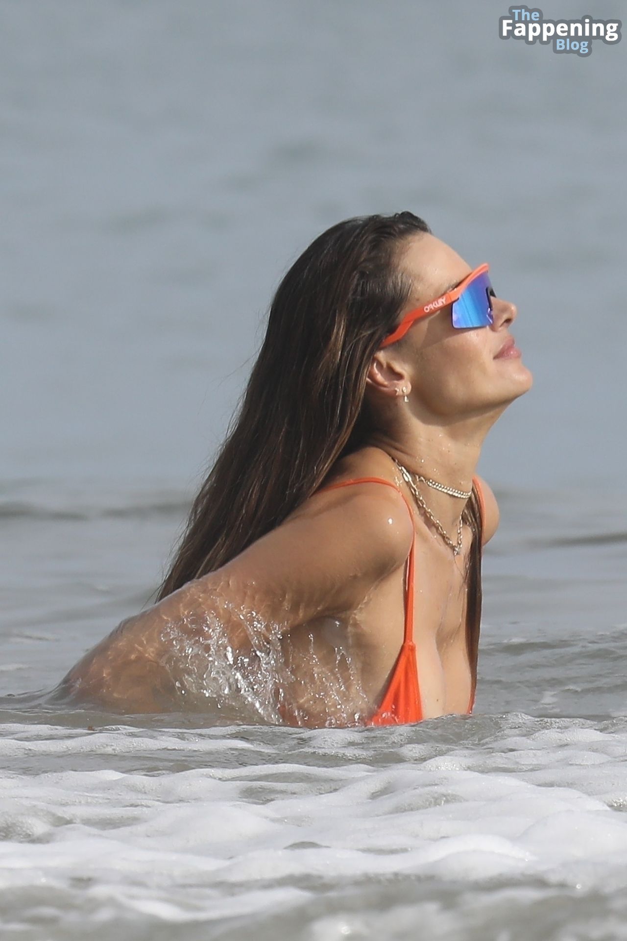 Alessandra Ambrosio Shows Off Her Sexy Bikini Body and Flashes Areola on the Beach in Santa Monica (150 Photos)